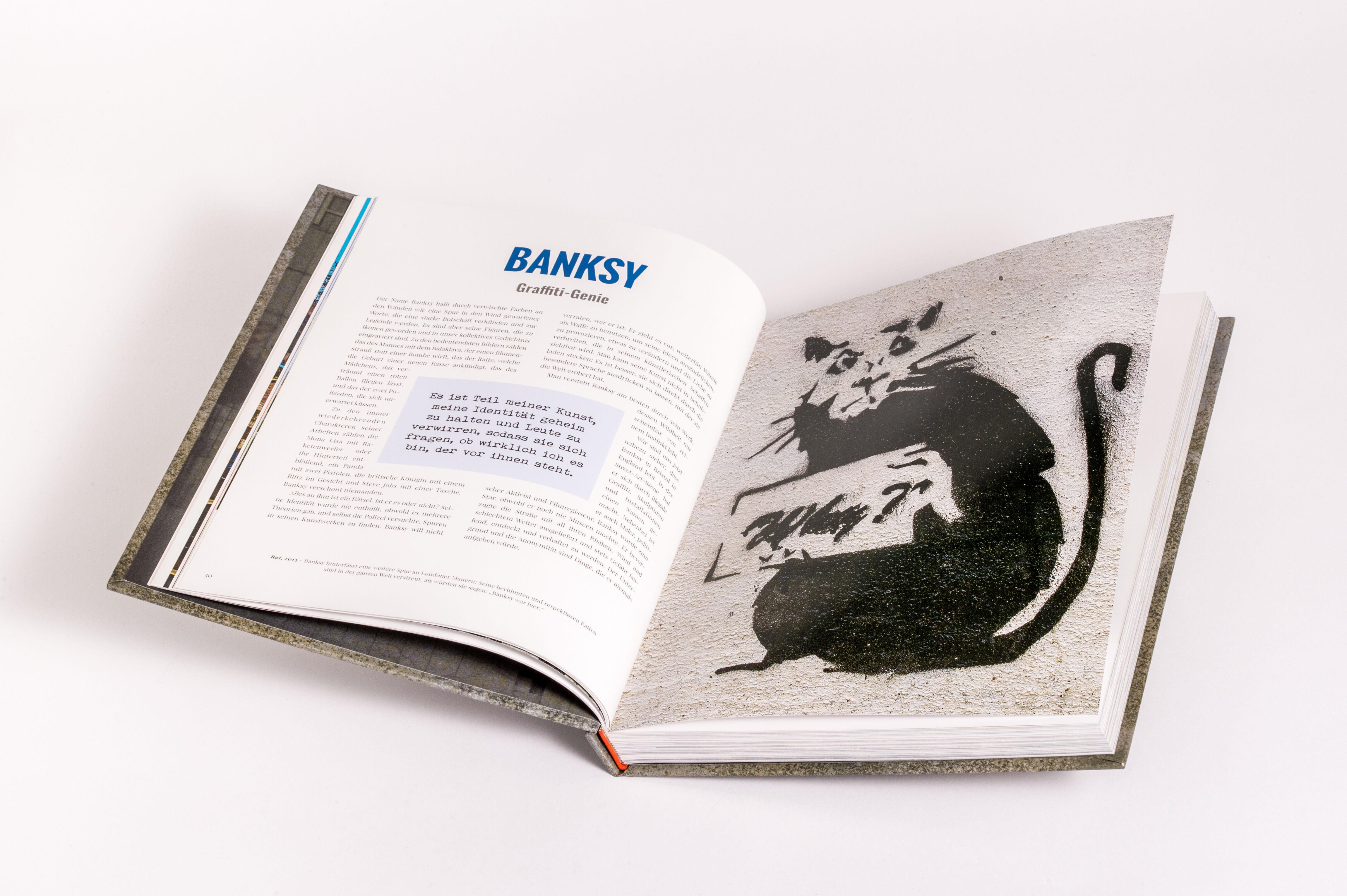Beispielinhalt (Bild) Street Art: Legendäre Künstler:innen und ihre Visionen mit u.a. Banksy, Shepard Fairey, Swoon u.v.m.