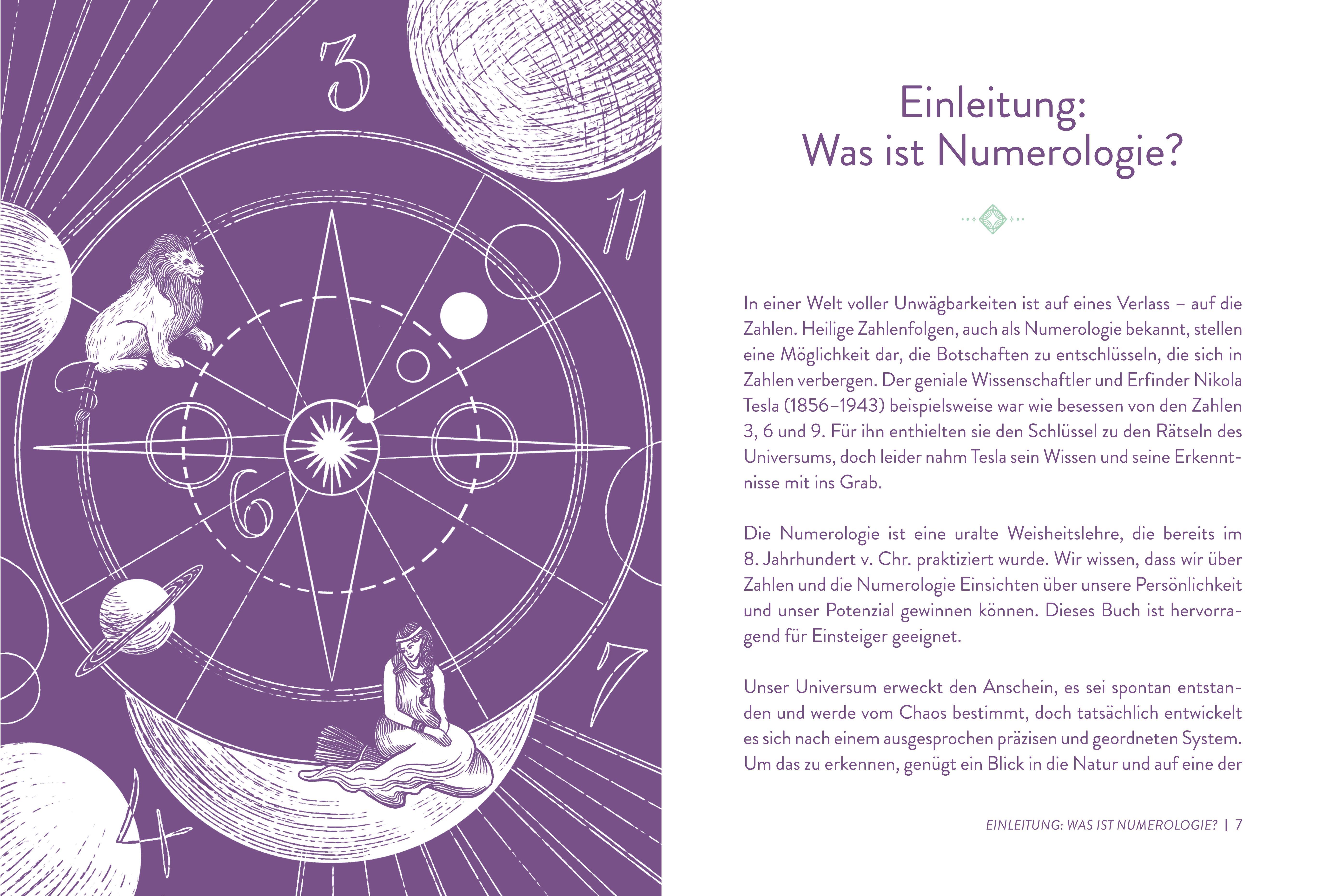 Beispielinhalt (Bild) Numerologie