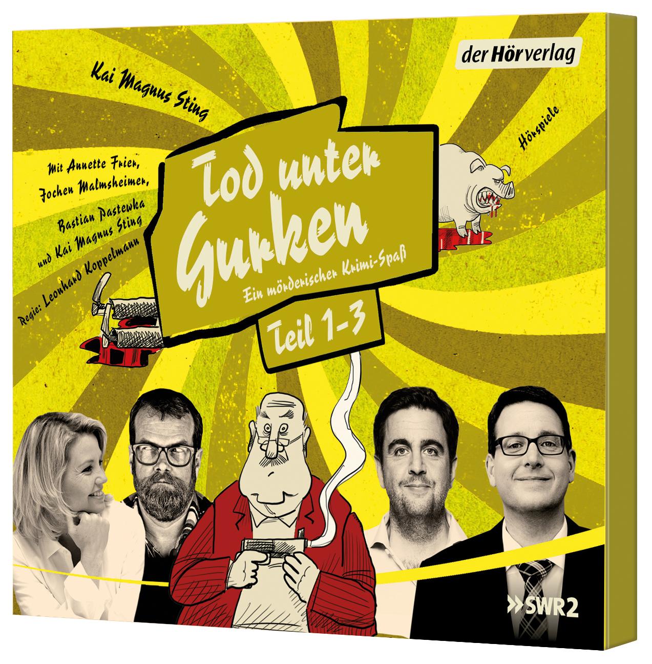 Vorderes Coverbild Tod unter Gurken Teil 1-3