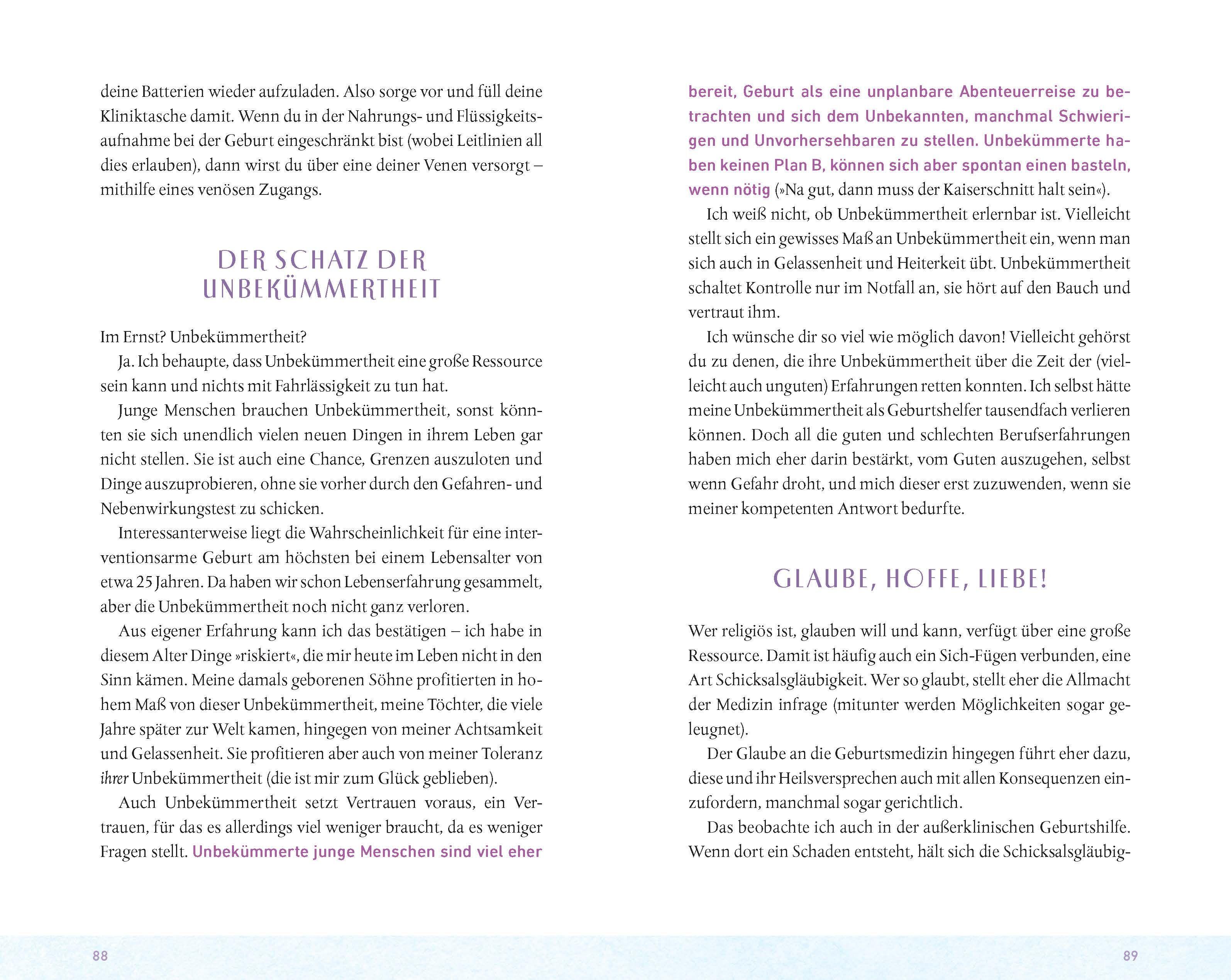 Beispielinhalt (Bild) Dein Geburtscoach