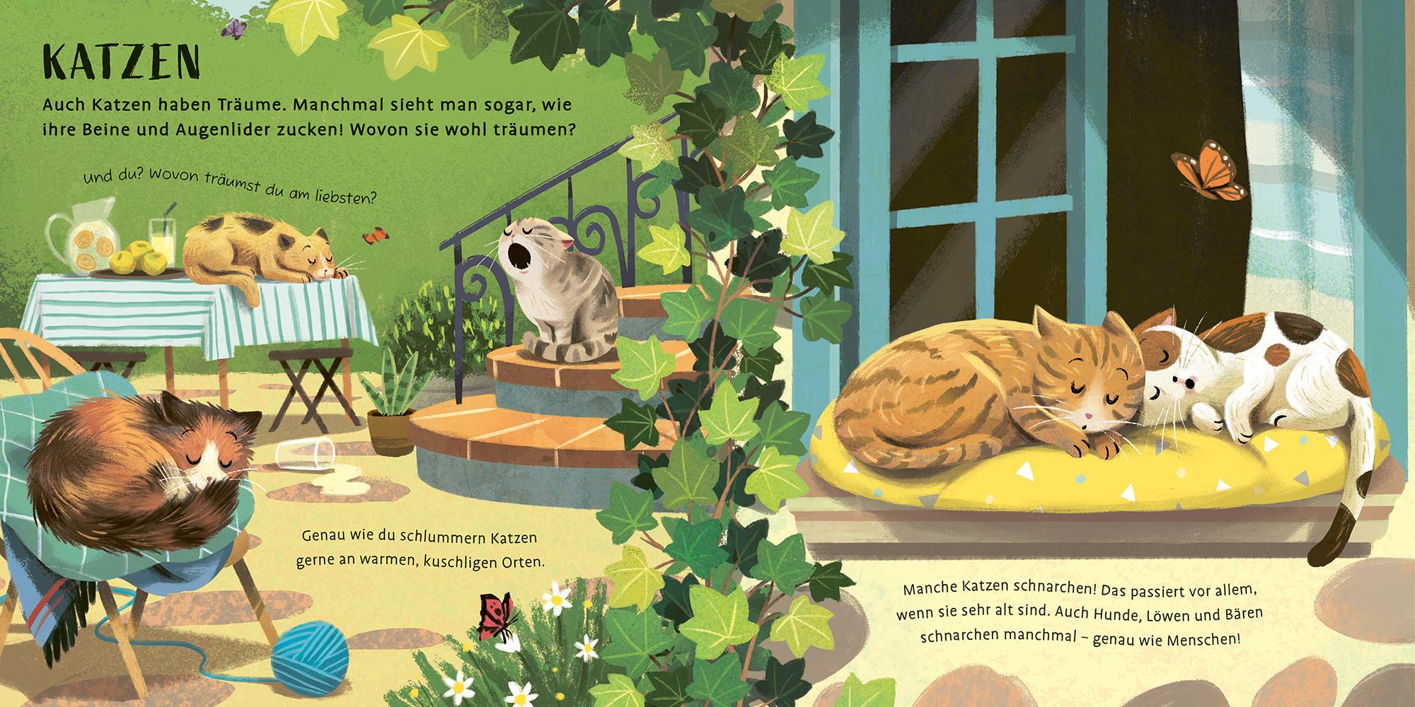 Beispielinhalt (Bild) Zeit zu schlafen, liebe Tiere