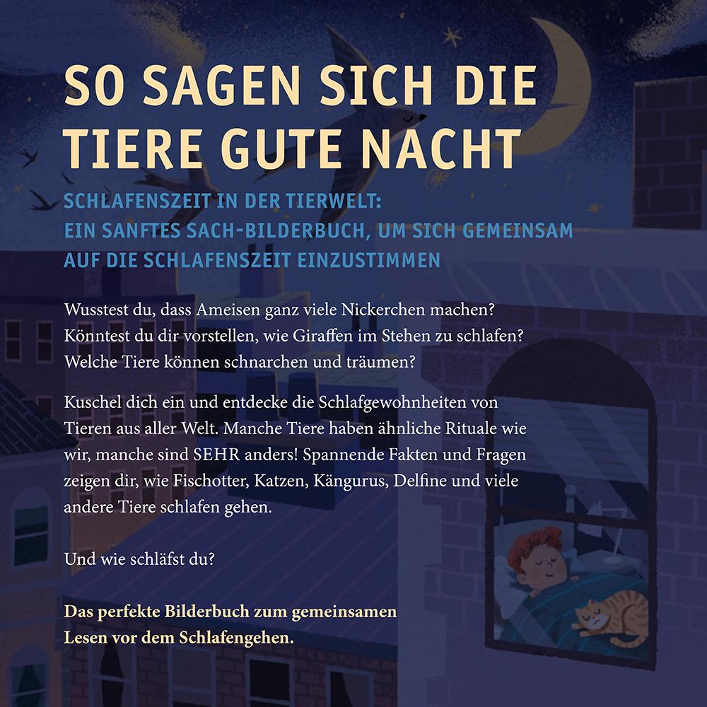 Beispielinhalt (Bild) Zeit zu schlafen, liebe Tiere