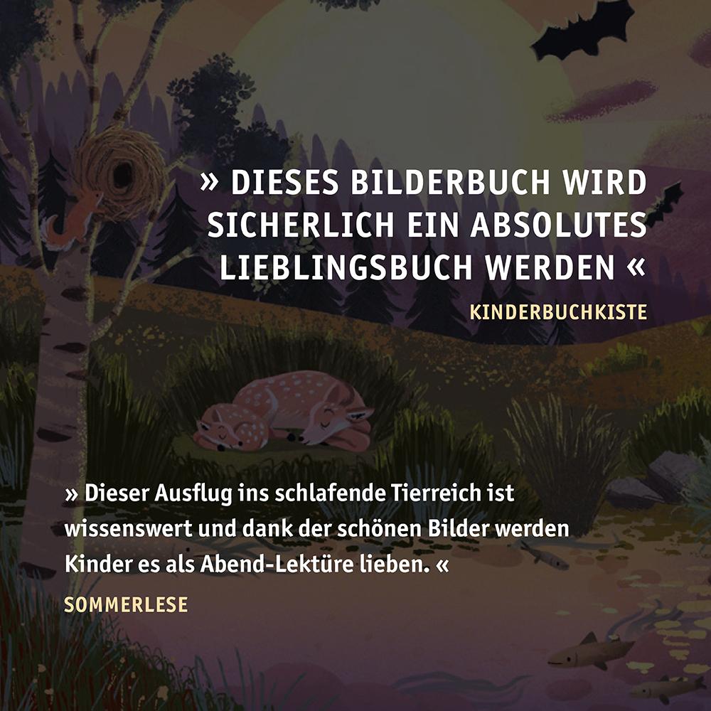 Beispielinhalt (Bild) Zeit zu schlafen, liebe Tiere