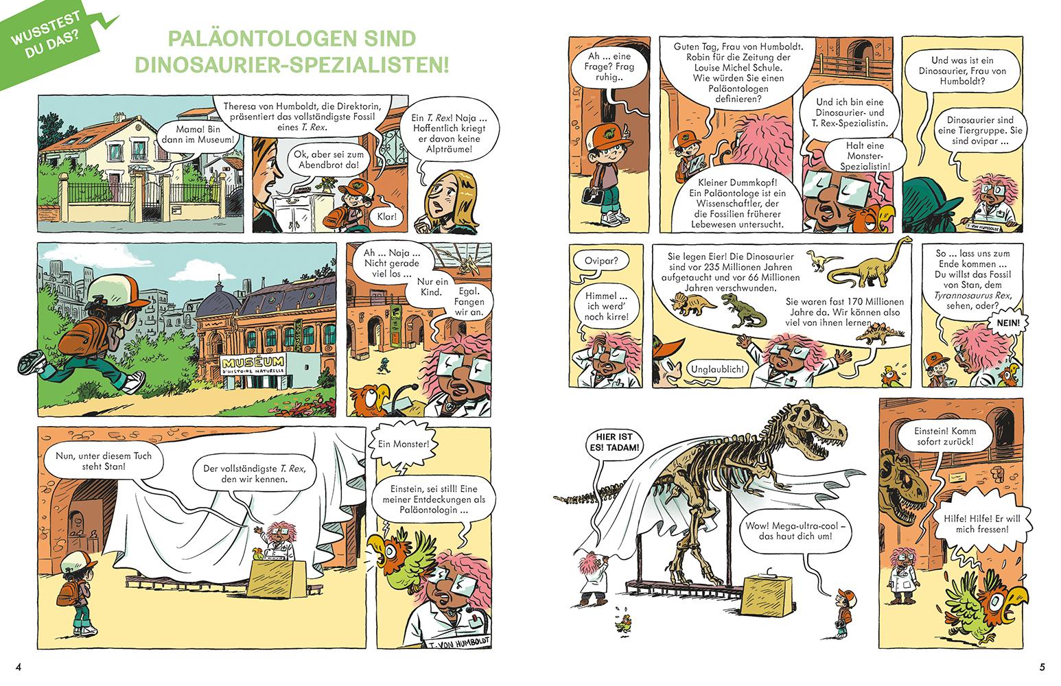 Beispielinhalt (Bild) Dinosaurier - Eine Zeitreise in ein Land vor unserer Zeit