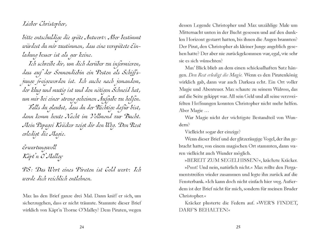 Beispielinhalt (Bild) Die Piraten von Darksea