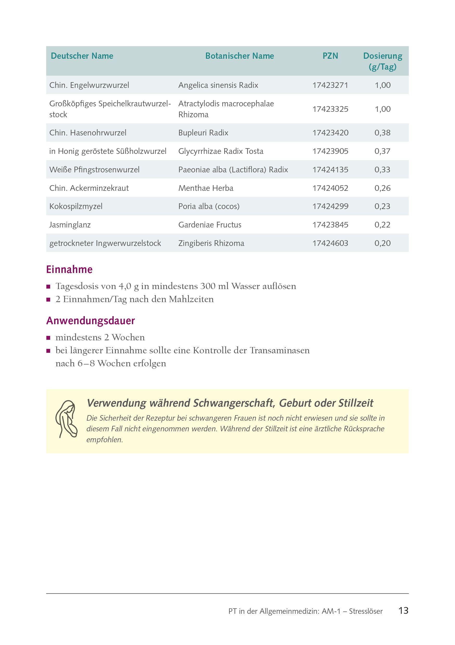 Beispielinhalt (Bild) Klassische Rezepturen der asiatischen Phytotherapie