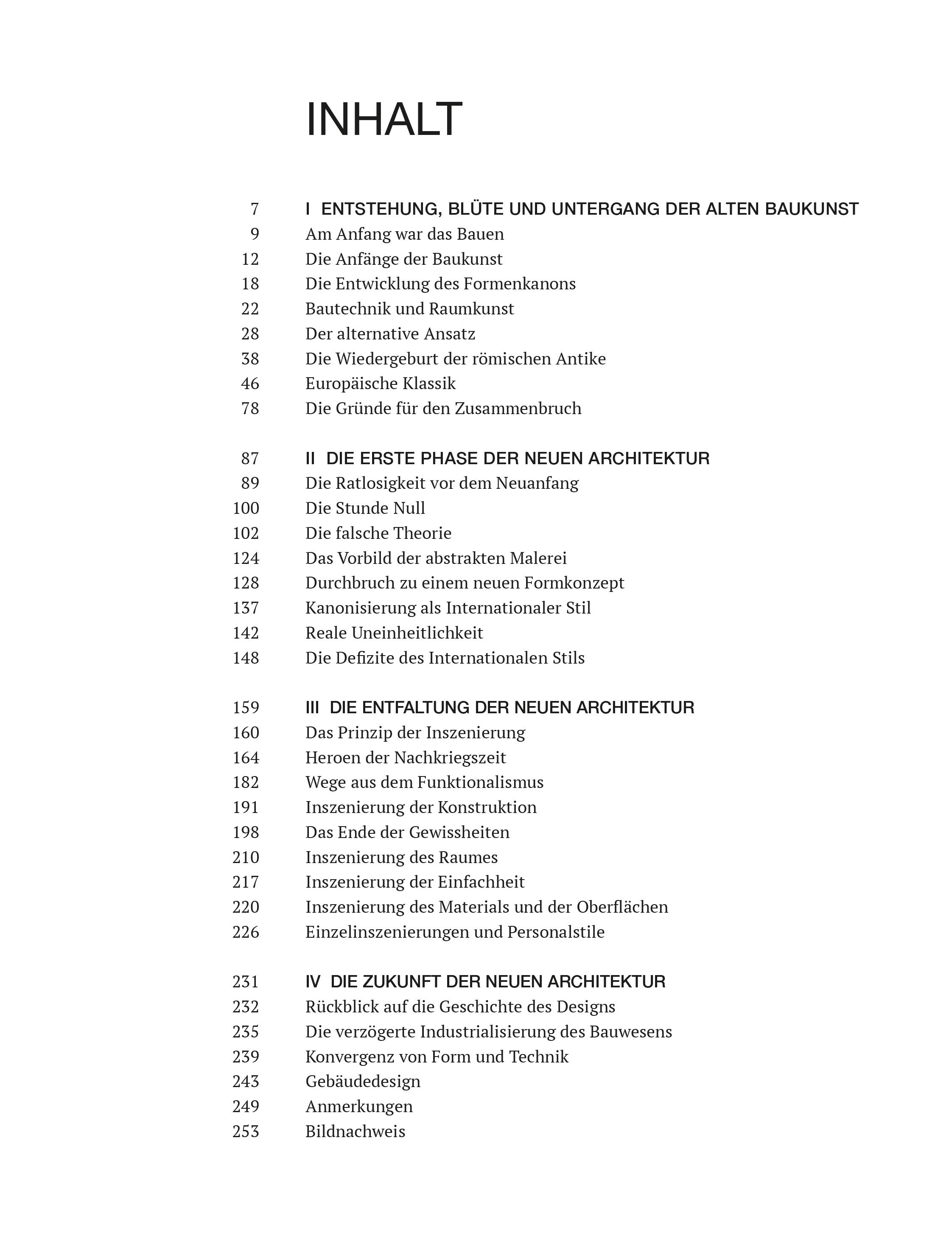 Beispielinhalt (Bild) Alte Baukunst und Neue Architektur