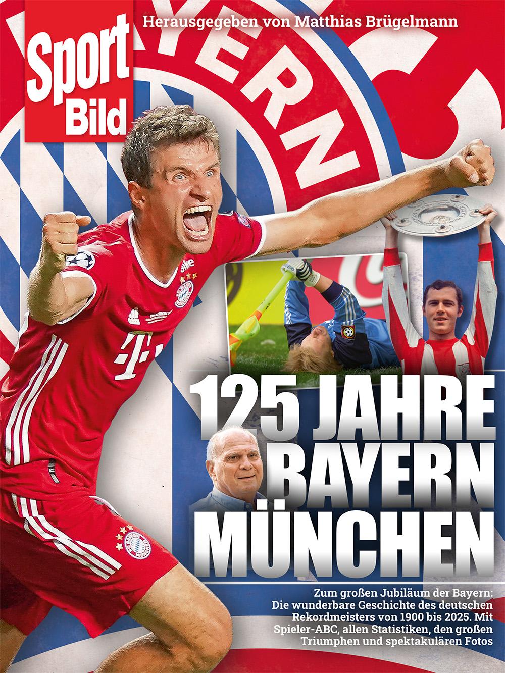 Vorderes Coverbild 125 Jahre Bayern München