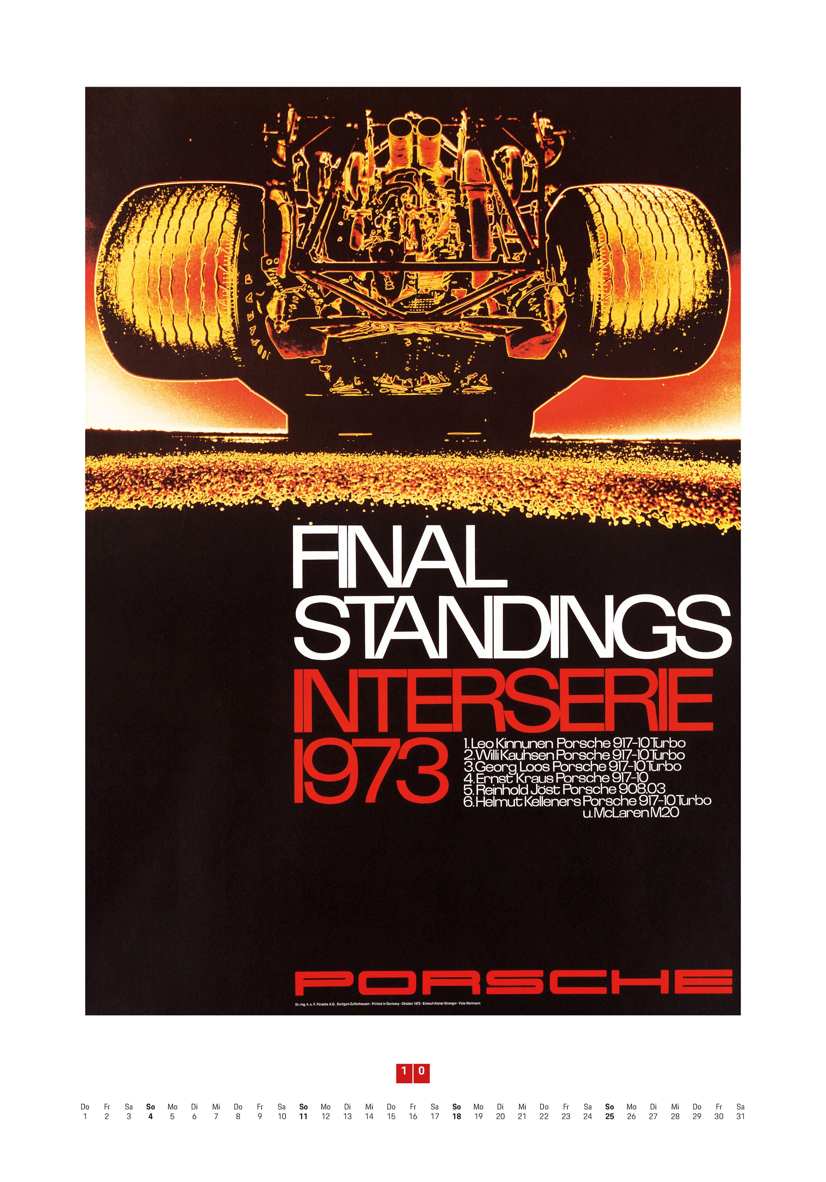 Beispielinhalt (Bild) Porsche Rennplakate 2026