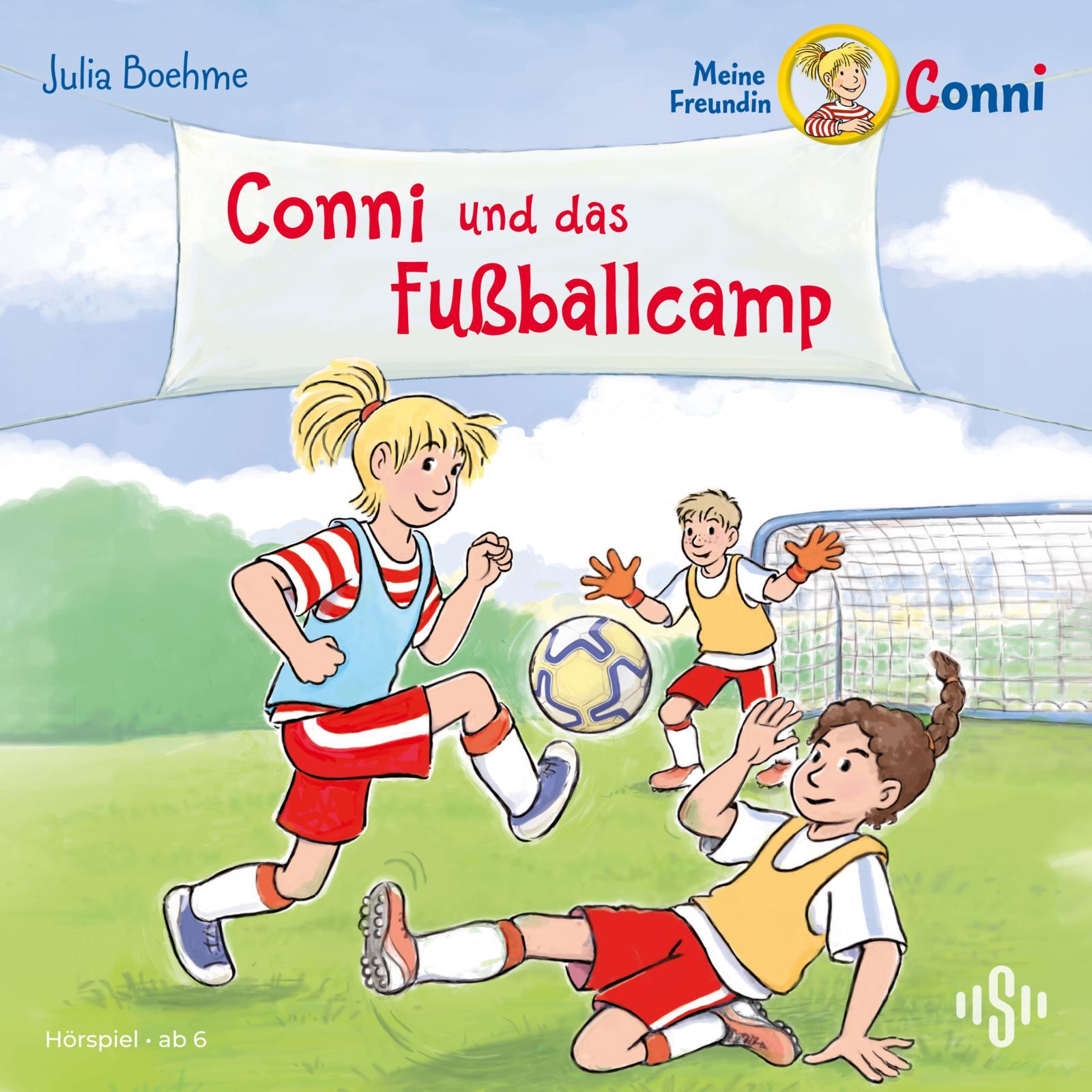 Vorderes Coverbild Conni und das Fußballcamp