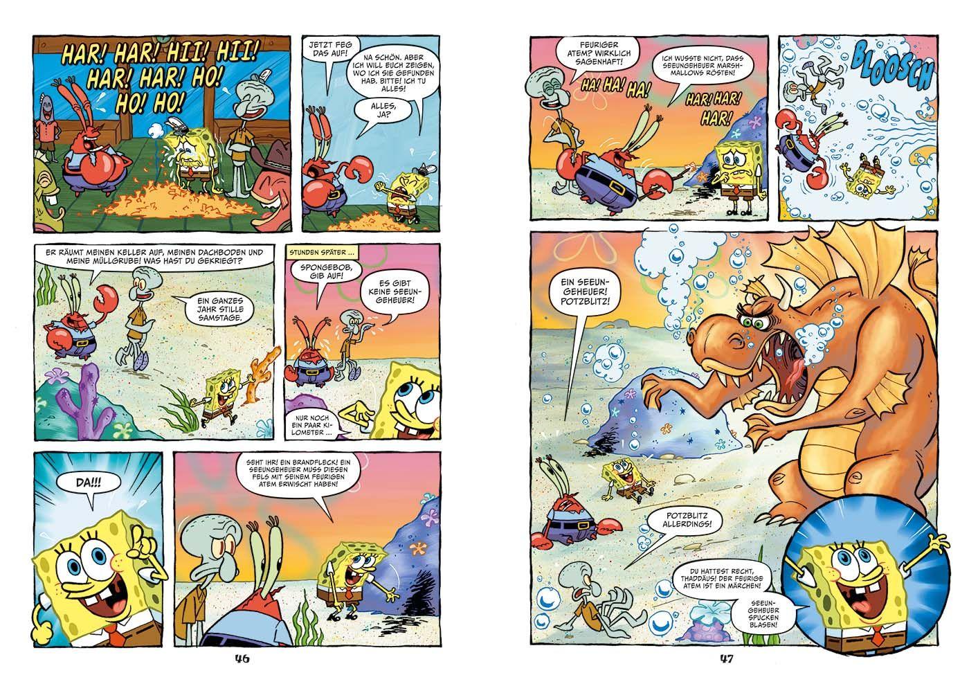 Beispielinhalt (Bild) Spongebob Comics - Schauriges aus der Ananas