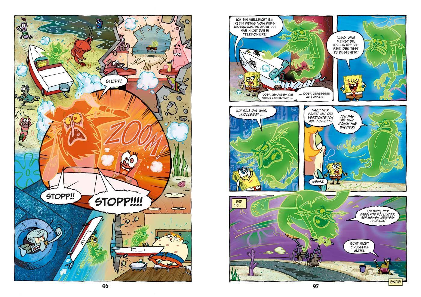 Beispielinhalt (Bild) Spongebob Comics - Schauriges aus der Ananas