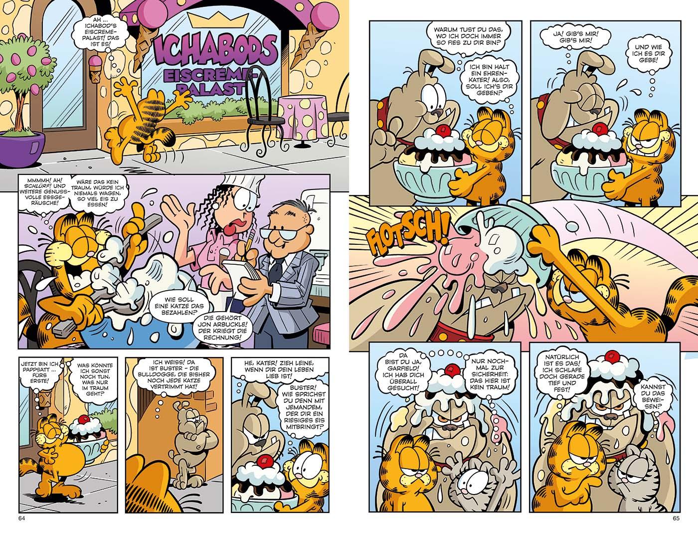 Beispielinhalt (Bild) Lesefutter - Vollfarbige Garfield Comic-Geschichten