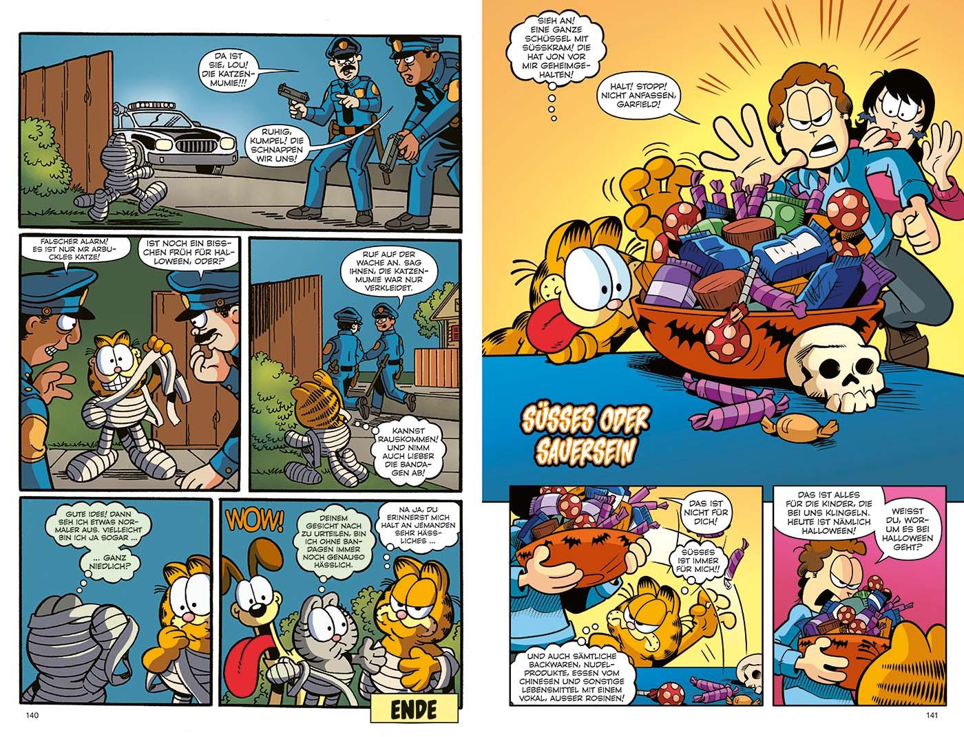 Beispielinhalt (Bild) Lesefutter - Vollfarbige Garfield Comic-Geschichten