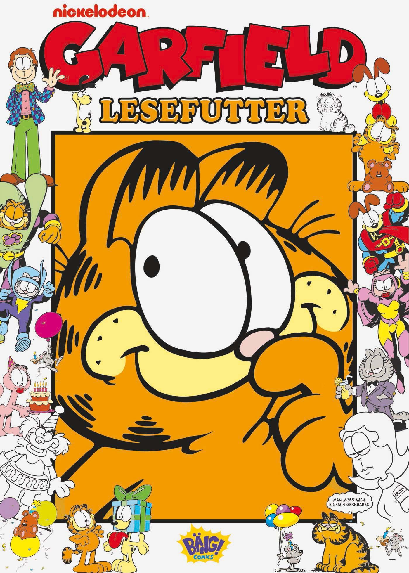 Vorderes Coverbild Lesefutter - Vollfarbige Garfield Comic-Geschichten