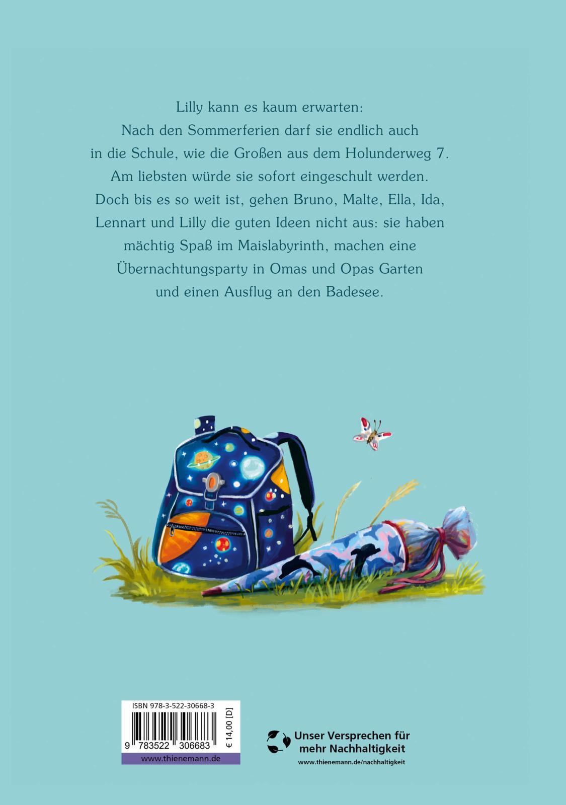 Rückseitencover Holunderweg: Neues aus dem Holunderweg - Endlich Schulkind