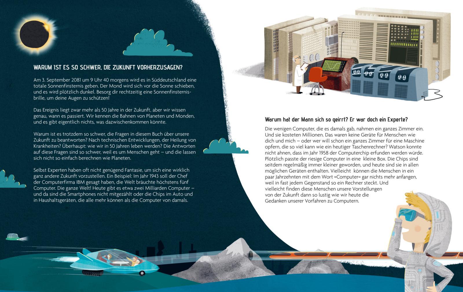 Beispielinhalt (Bild) Einmal Zukunft und zurück