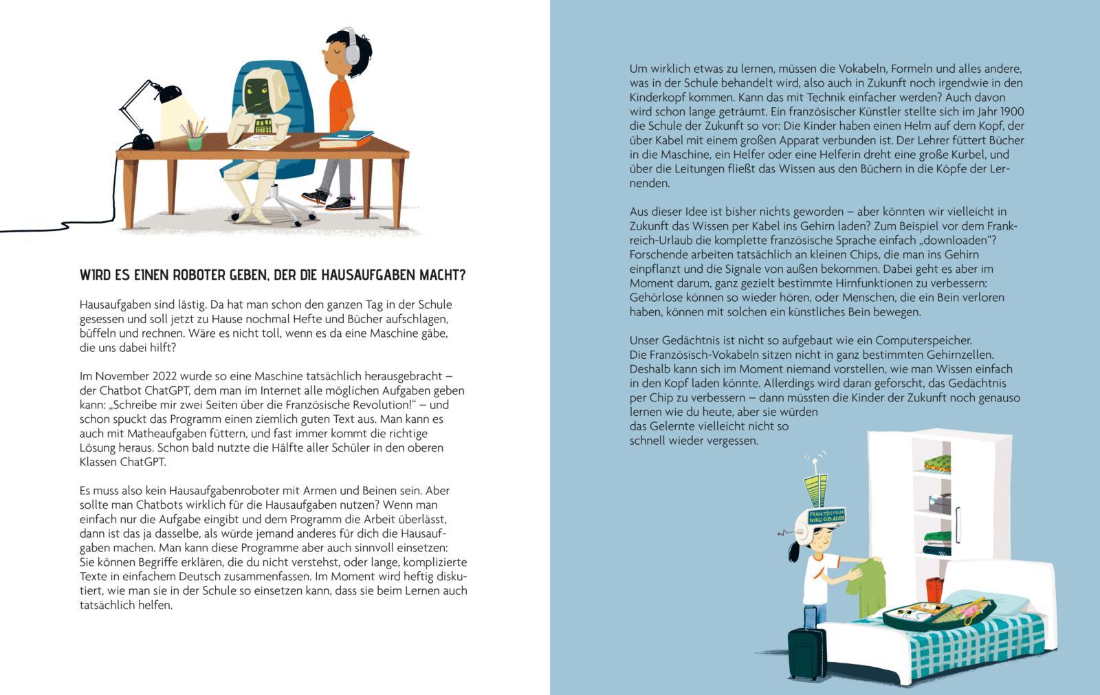 Beispielinhalt (Bild) Einmal Zukunft und zurück