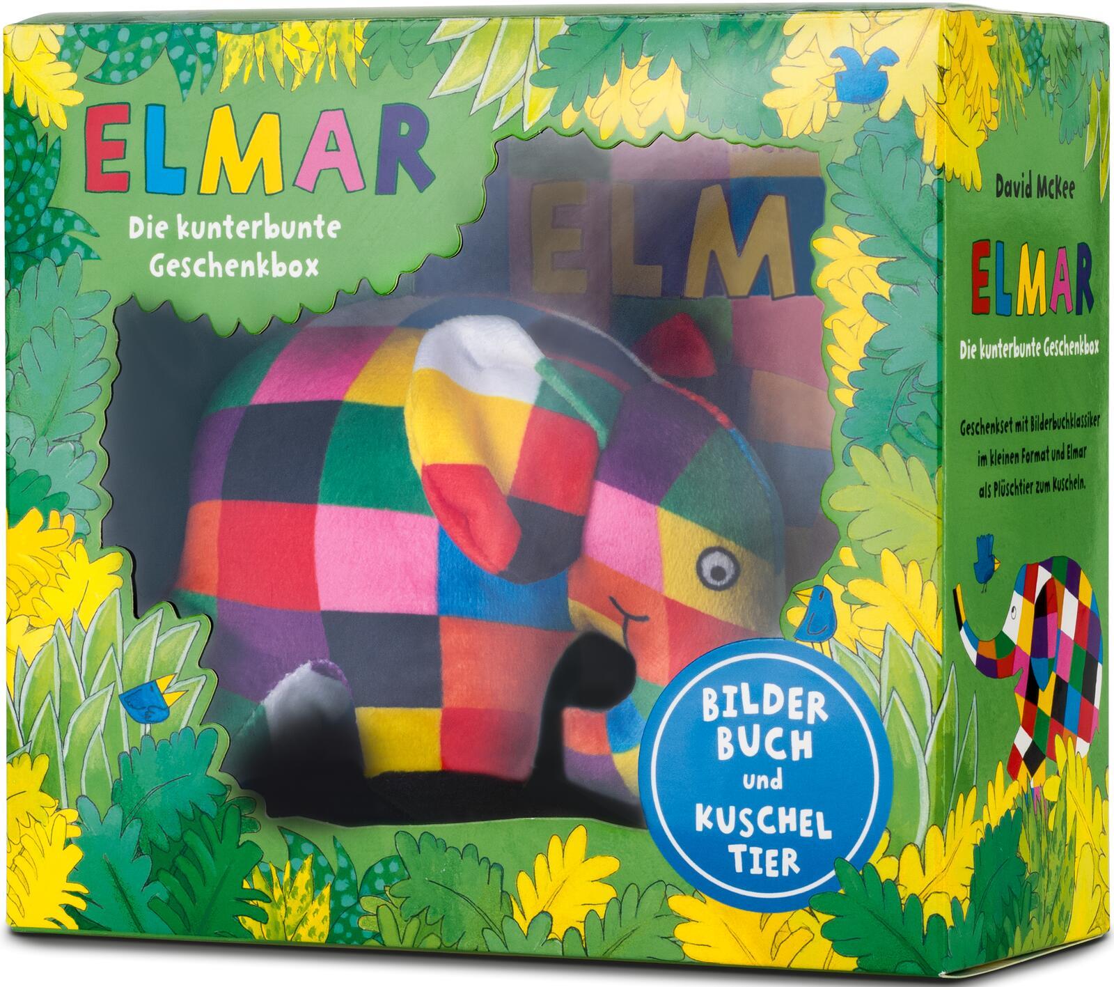 Vorderes Coverbild Elmar: Elmar - Die kunterbunte Geschenkbox