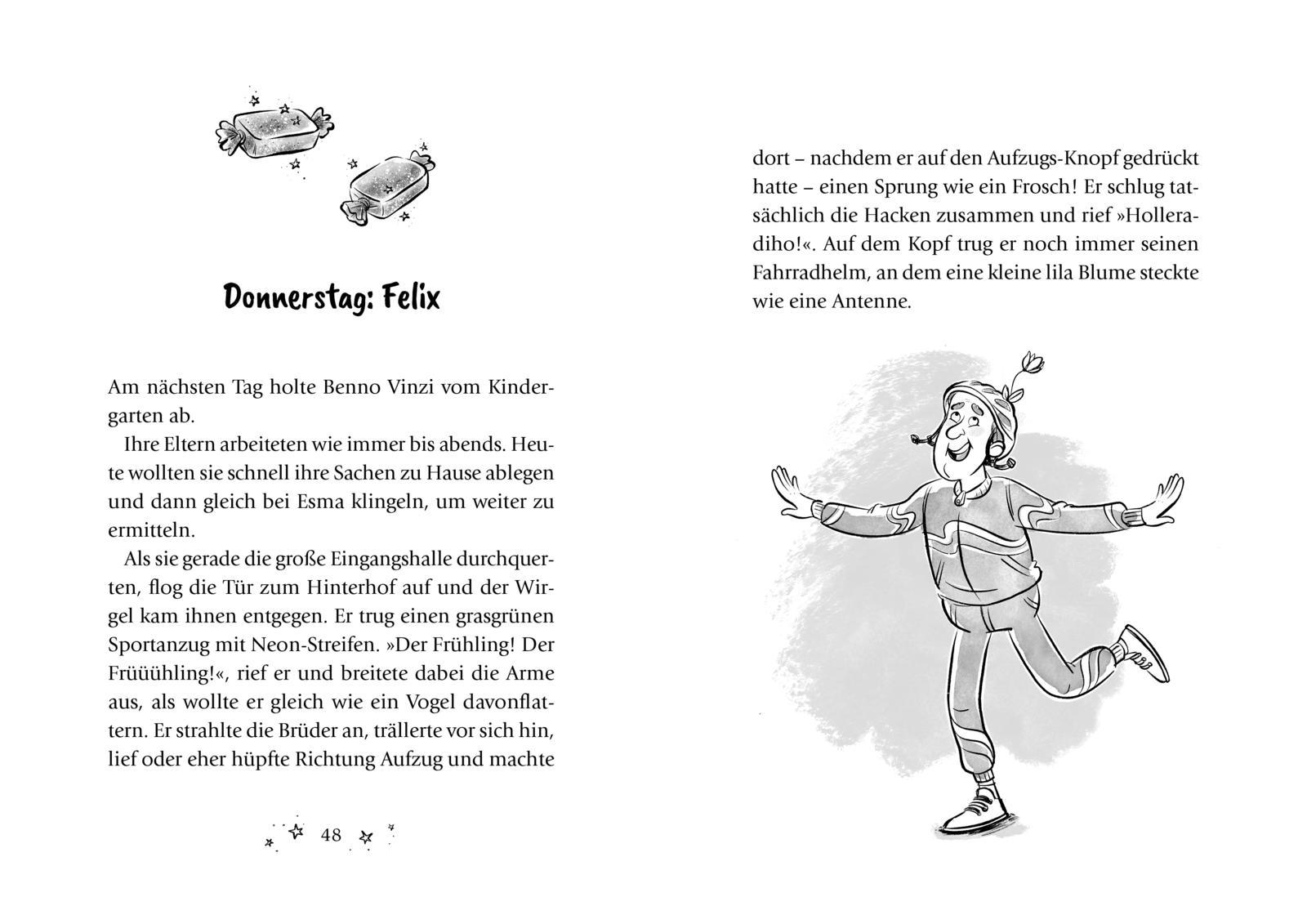 Beispielinhalt (Bild) Lila Lona und die Hochhaus-Bande