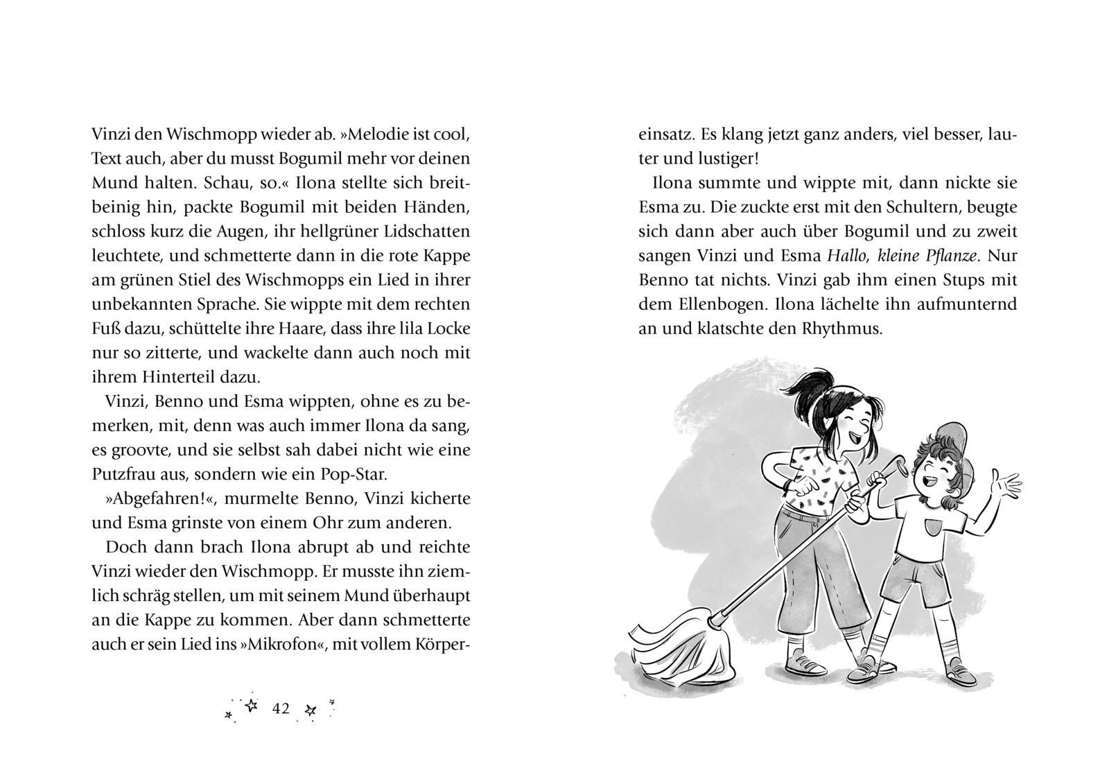 Beispielinhalt (Bild) Lila Lona und die Hochhaus-Bande