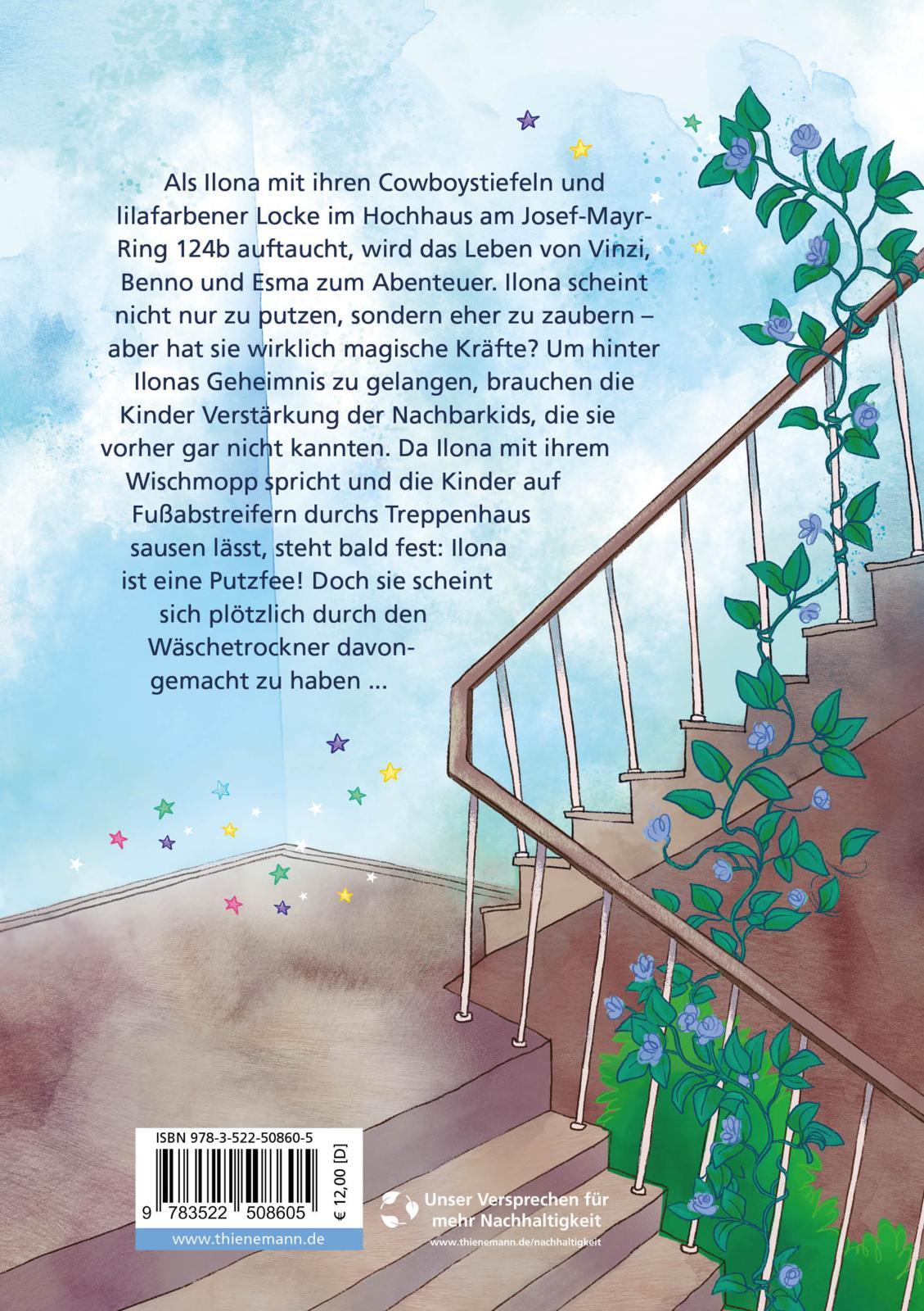 Rückseitencover Lila Lona und die Hochhaus-Bande