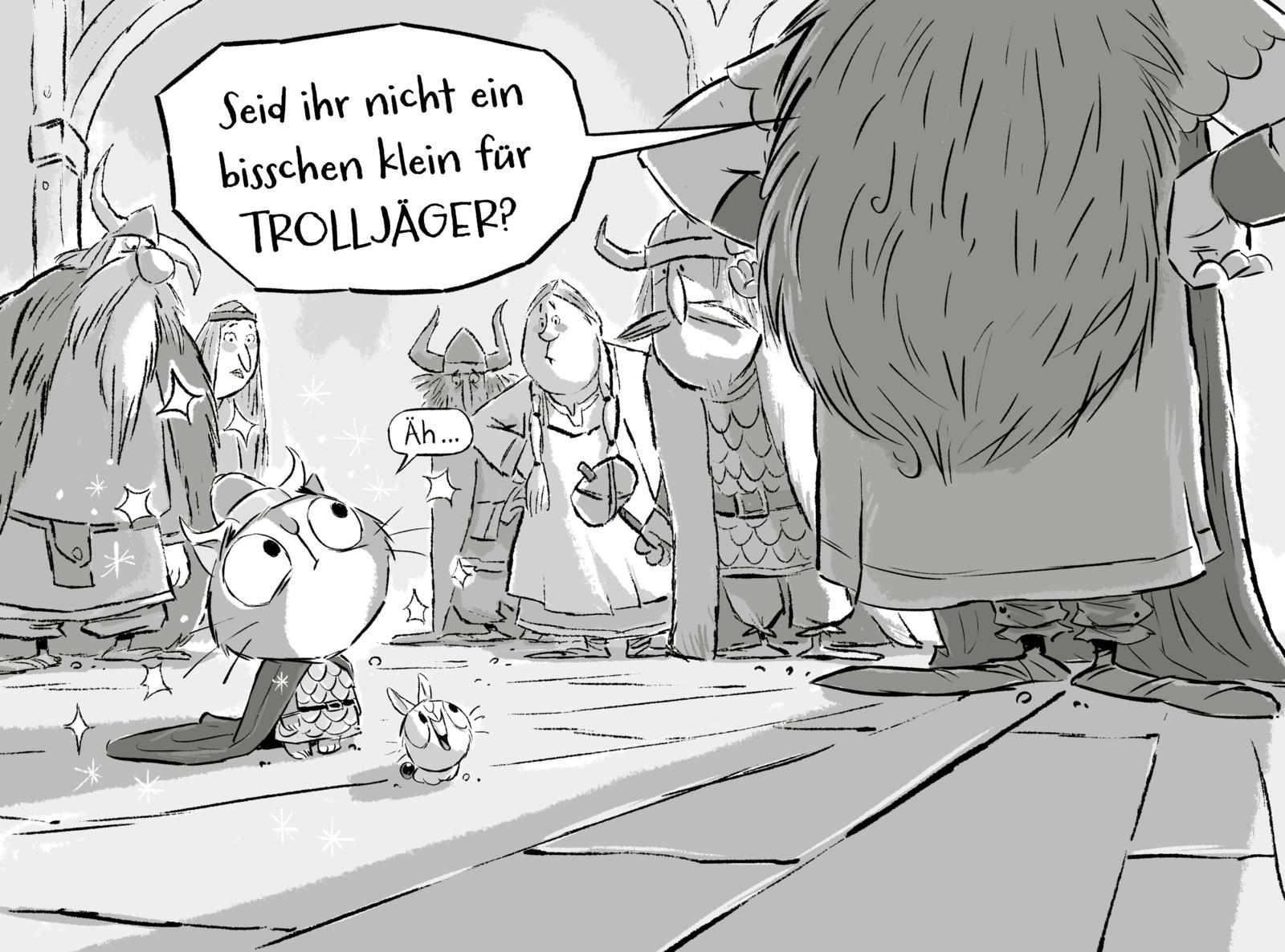 Beispielinhalt (Bild) Muffin und Tört! 1: Bei den Wikingern