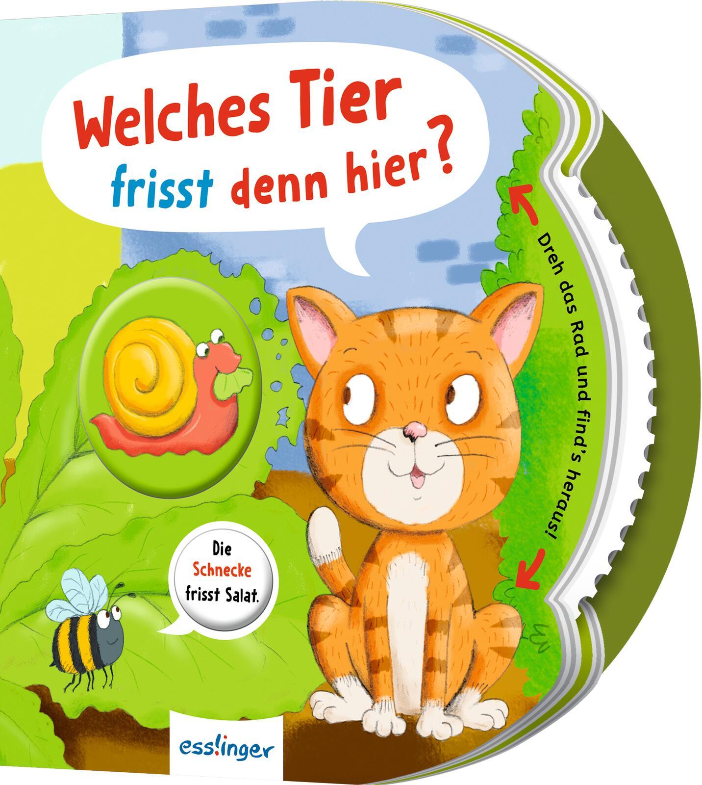 Vorderes Coverbild Dreh das Rad und find´s heraus!: Welches Tier frisst denn hier?