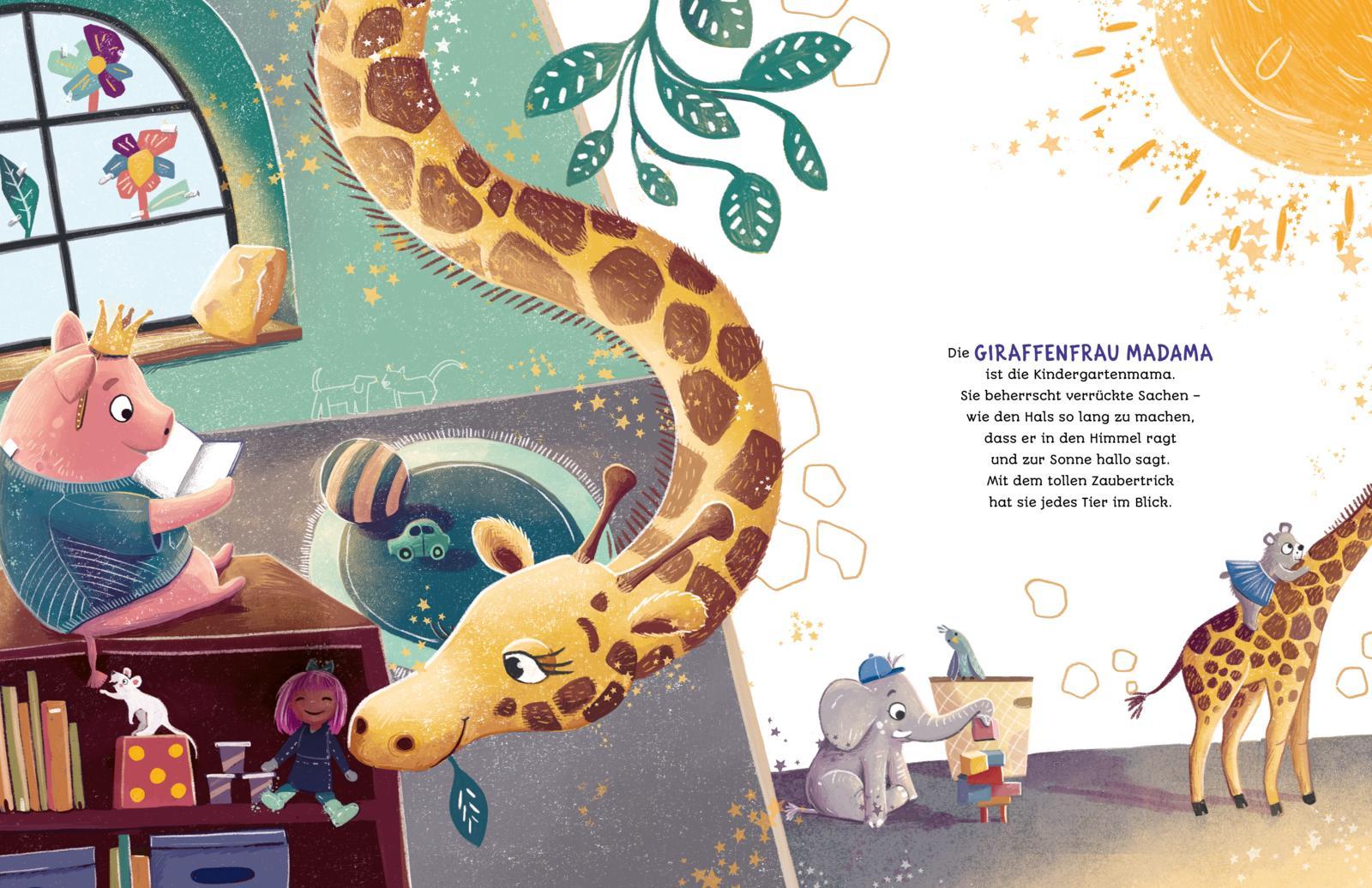 Beispielinhalt (Bild) Hokuspokus Schmusetier, in der Kita zaubern wir