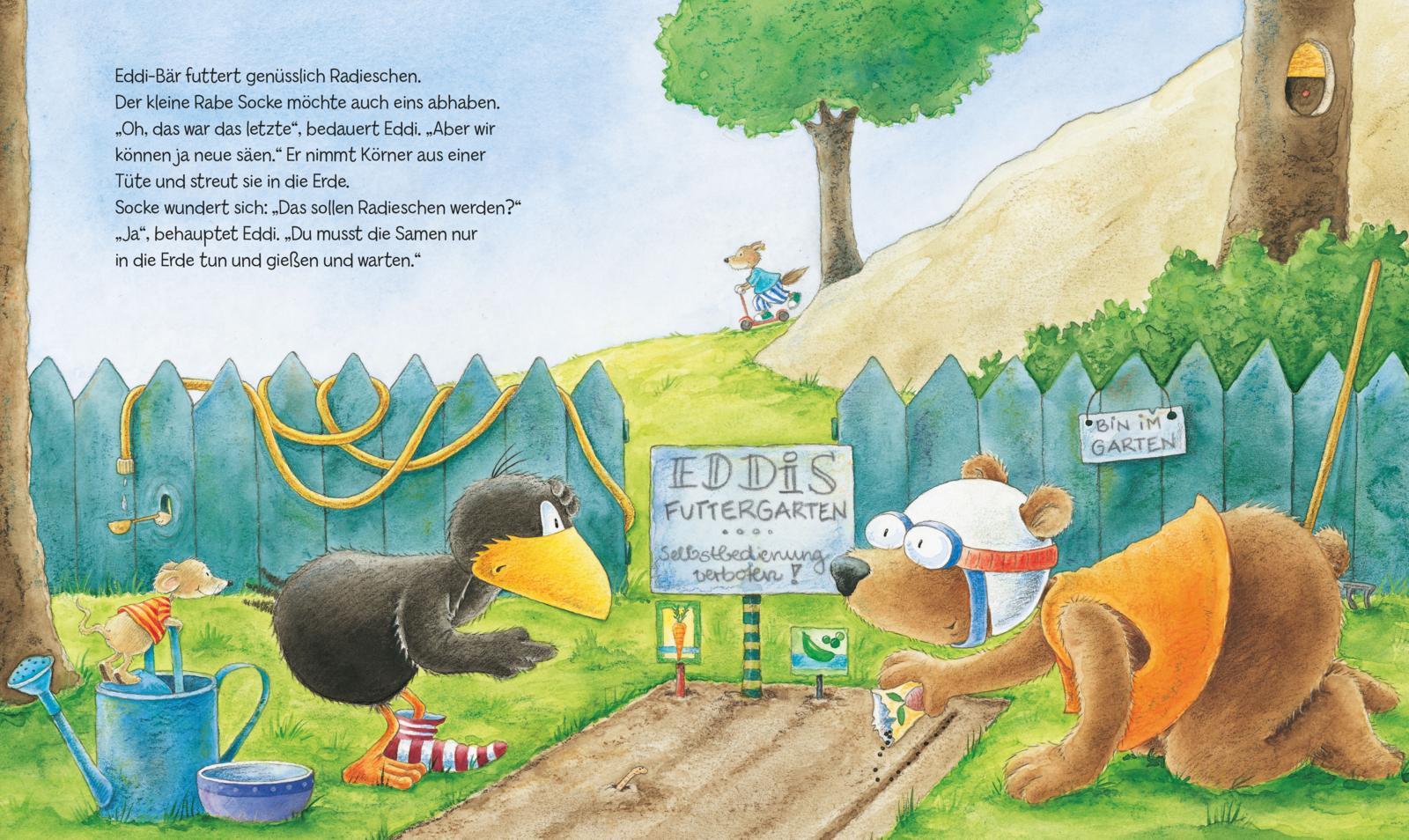 Beispielinhalt (Bild) Der kleine Rabe Socke: Alles Ostern!