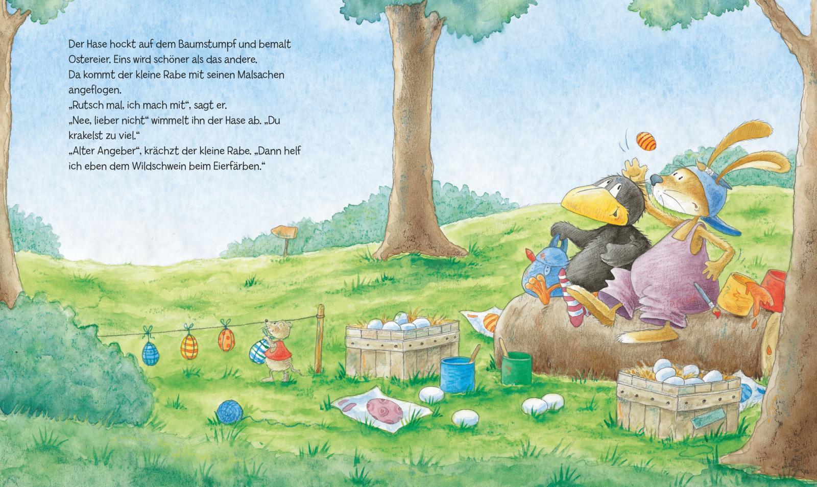 Beispielinhalt (Bild) Der kleine Rabe Socke: Alles Ostern!