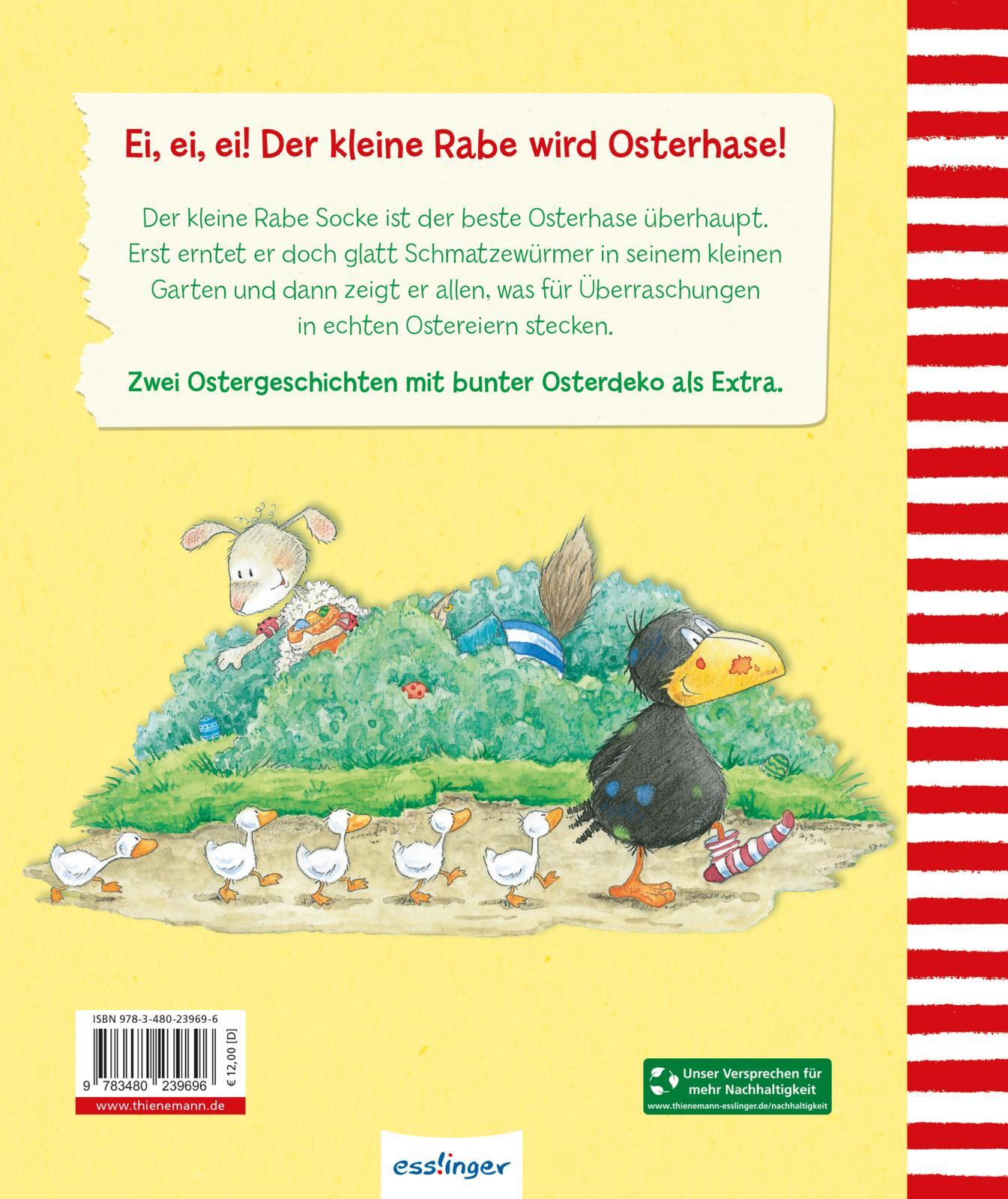 Rückseitencover Der kleine Rabe Socke: Alles Ostern!