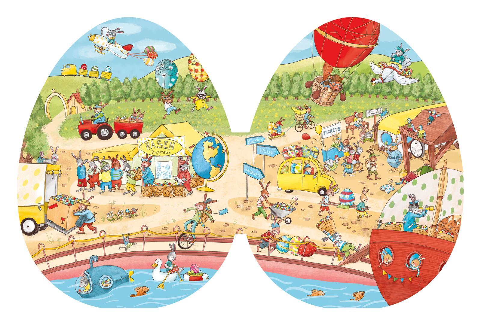 Beispielinhalt (Bild) Das kleine Wimmel-Ei, mit Extra