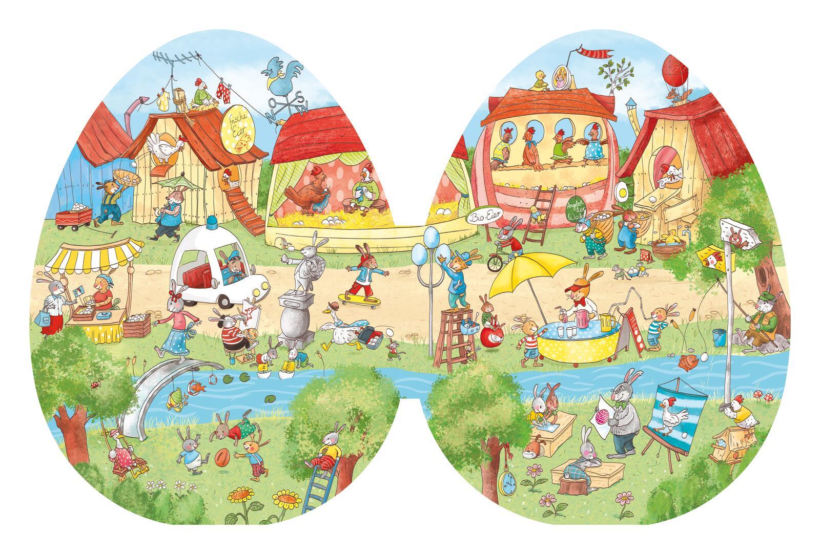 Beispielinhalt (Bild) Das kleine Wimmel-Ei, mit Extra