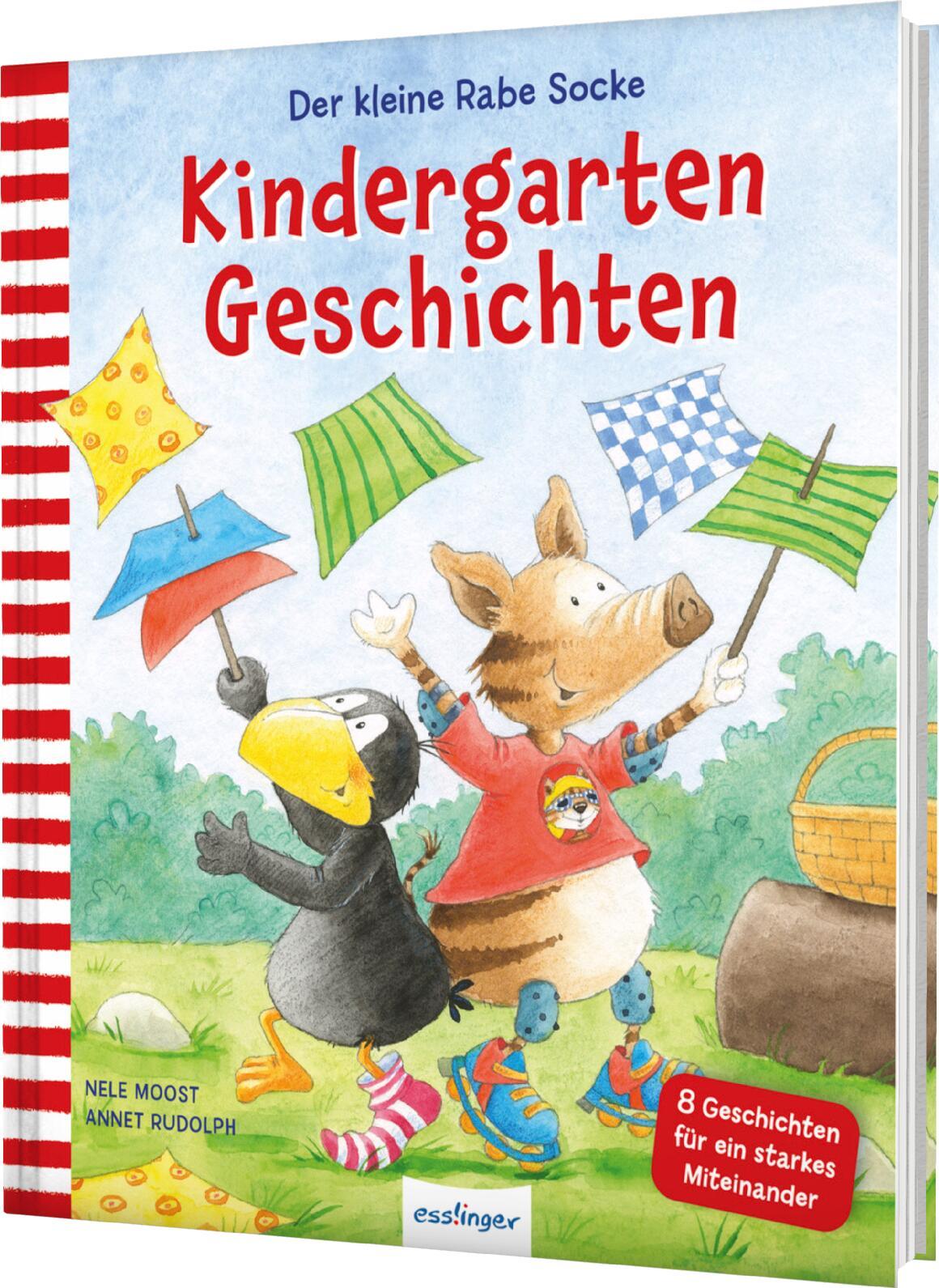 Vorderes Coverbild Der kleine Rabe Socke: Kindergarten-Geschichten