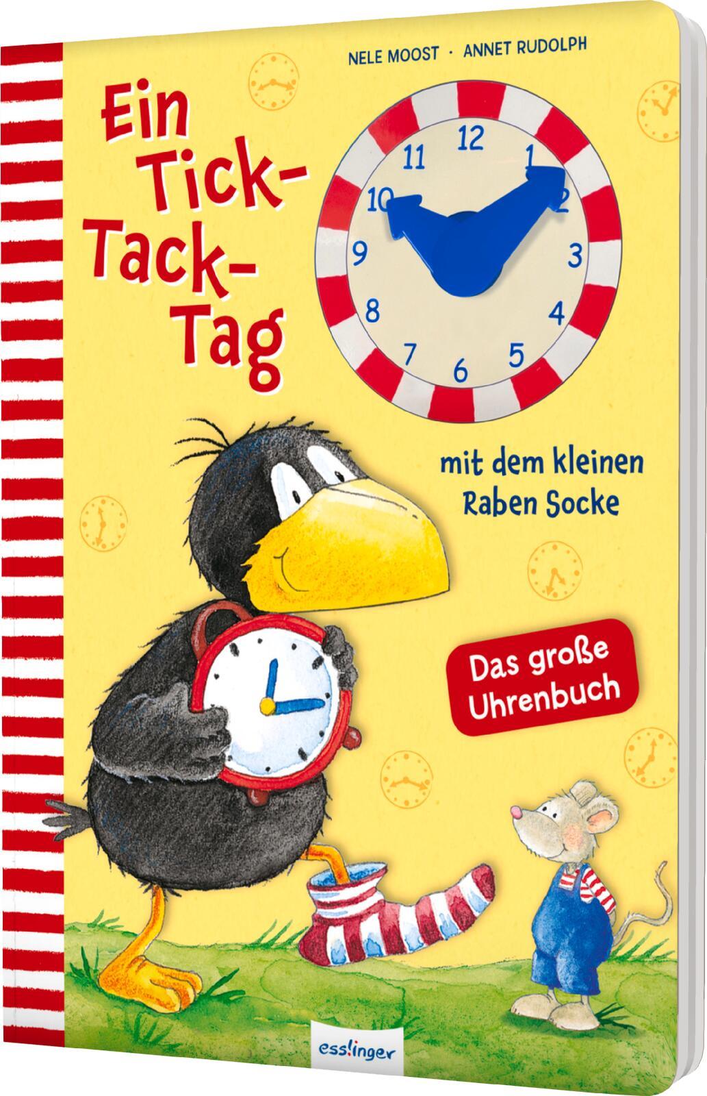 Vorderes Coverbild Der kleine Rabe Socke: Ein Tick-Tack-Tag mit dem kleinen Raben Socke