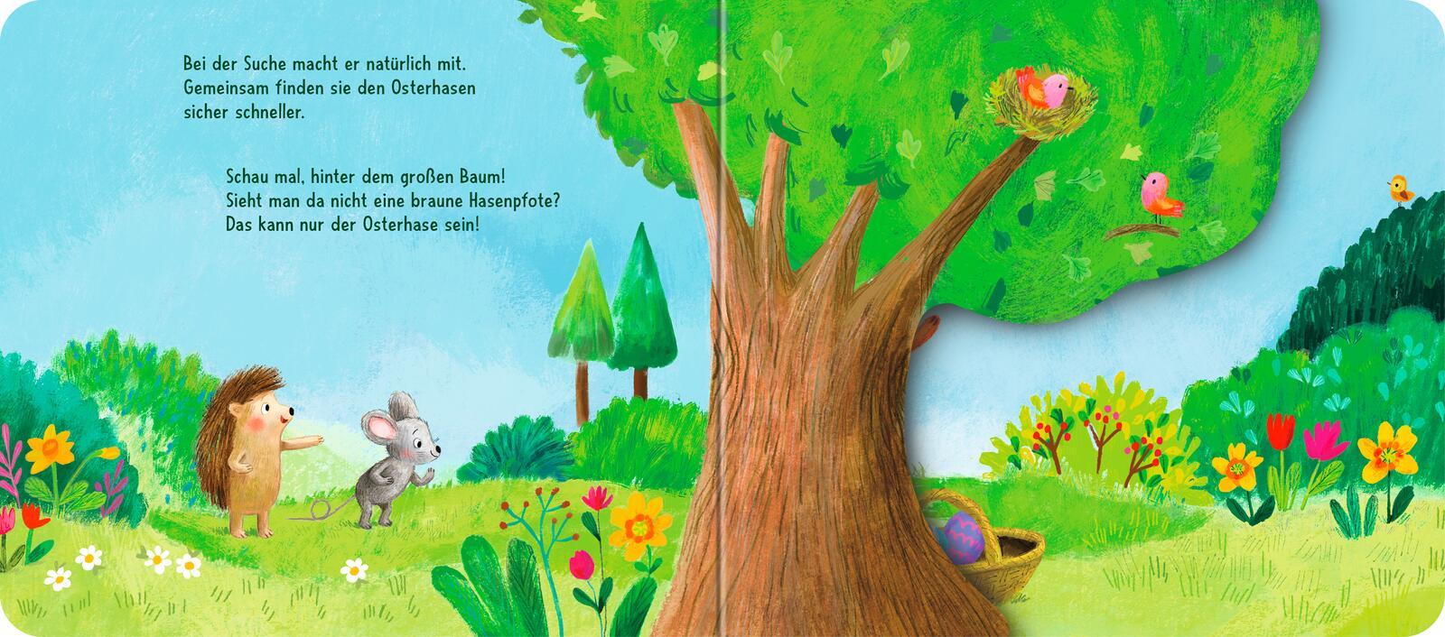 Beispielinhalt (Bild) Wo bist du, kleiner Osterhase?