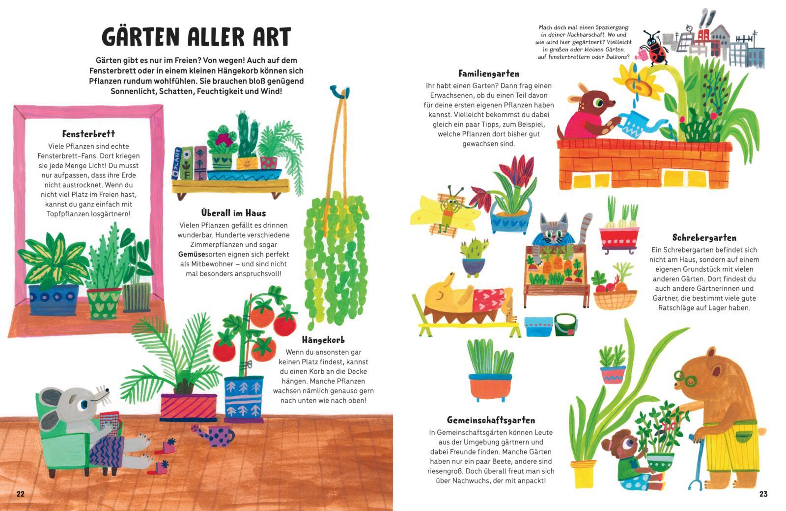 Beispielinhalt (Bild) Mein großes Gartenbuch