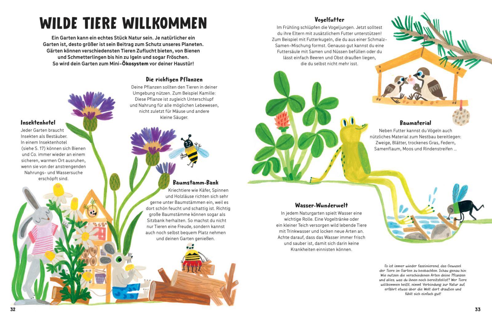 Beispielinhalt (Bild) Mein großes Gartenbuch