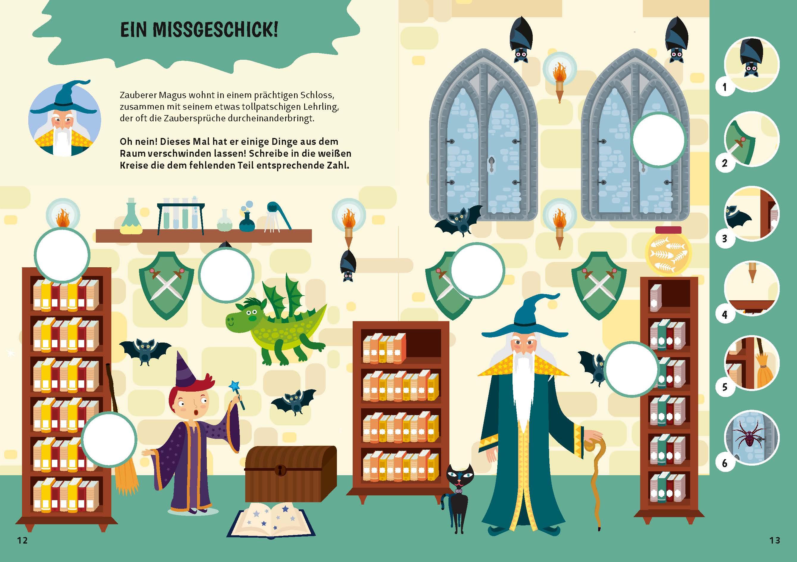Beispielinhalt (Bild) Zauberschule