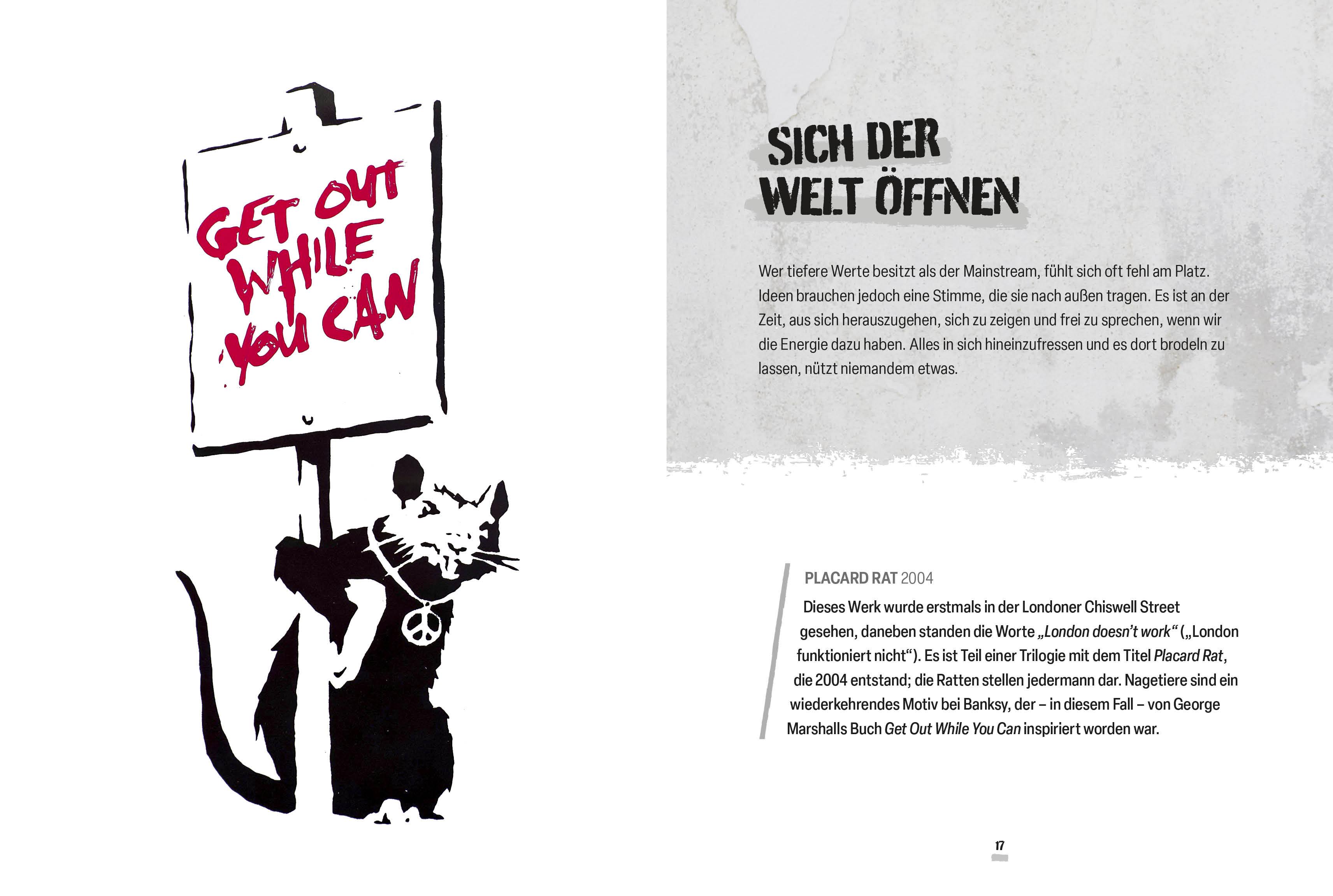 Beispielinhalt (Bild) Banksy - Weisheiten