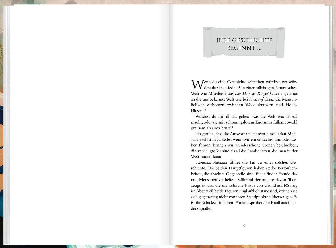 Beispielinhalt (Bild) Thousand Autumns. Buch 1