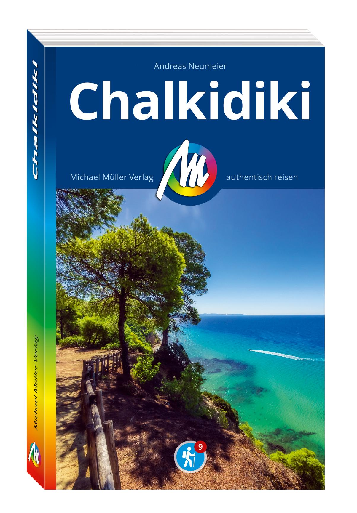 Vorderes Coverbild MICHAEL MÜLLER REISEFÜHRER Chalkidiki
