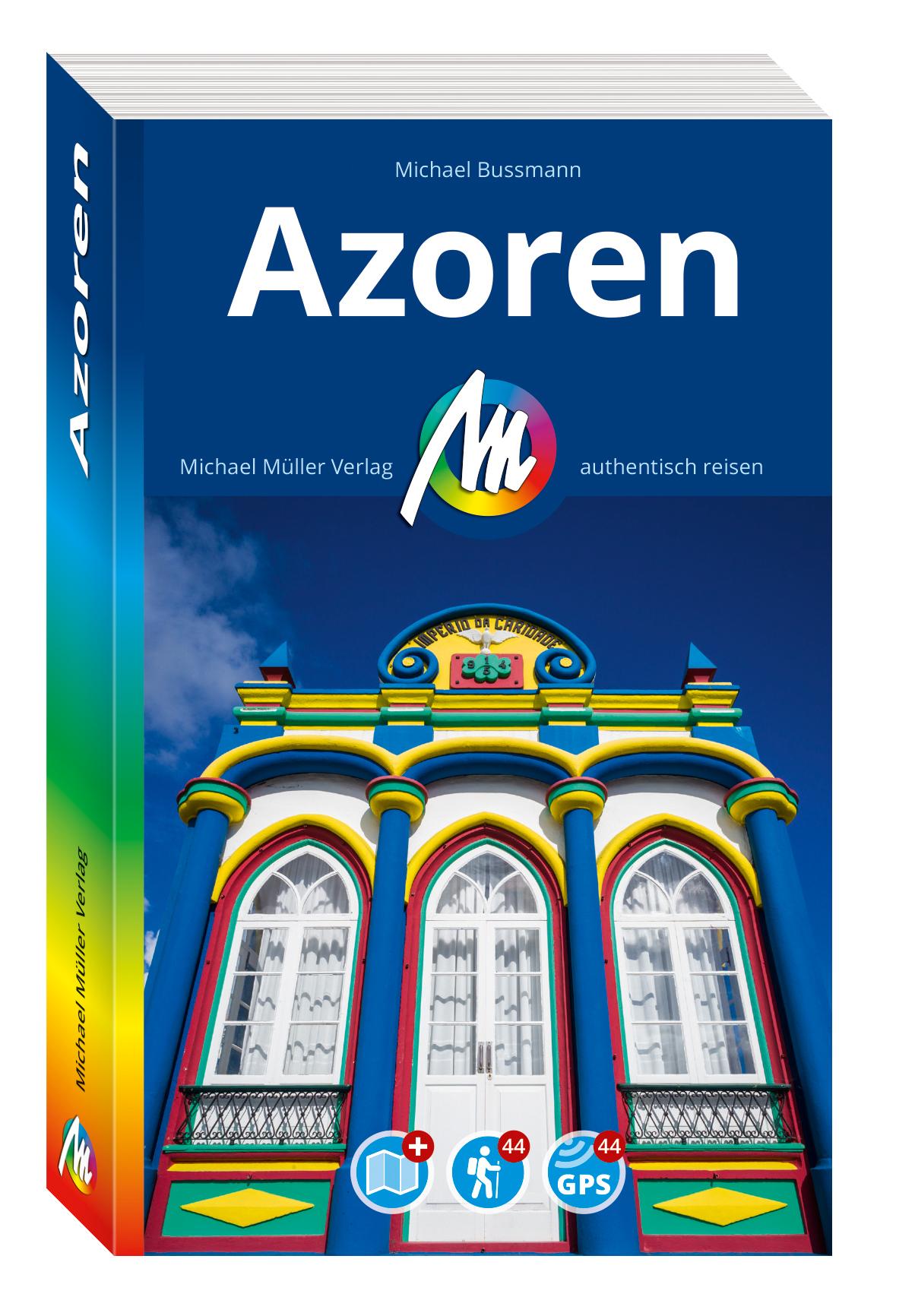 Vorderes Coverbild MICHAEL MÜLLER REISEFÜHRER Azoren