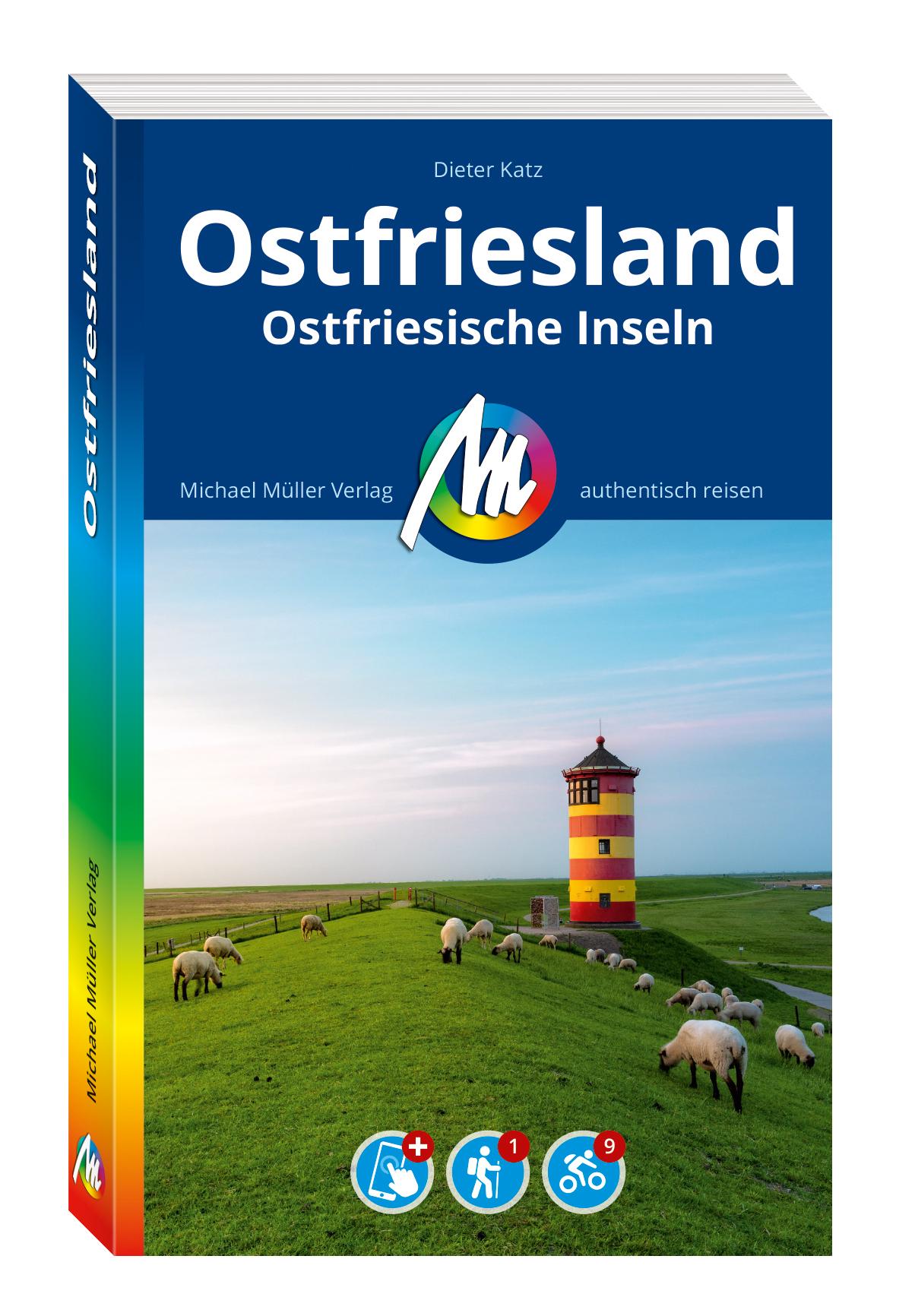 Vorderes Coverbild MICHAEL MÜLLER REISEFÜHRER Ostfriesland & Ostfriesische Inseln