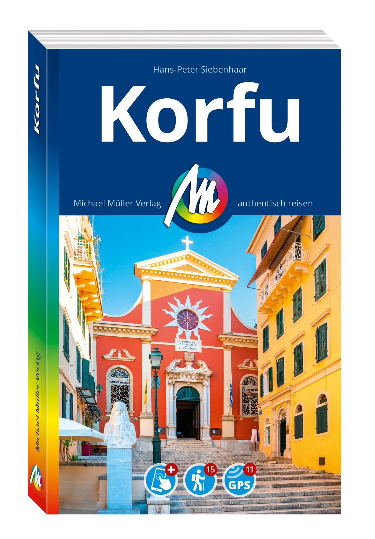 Vorderes Coverbild MICHAEL MÜLLER REISEFÜHRER Korfu