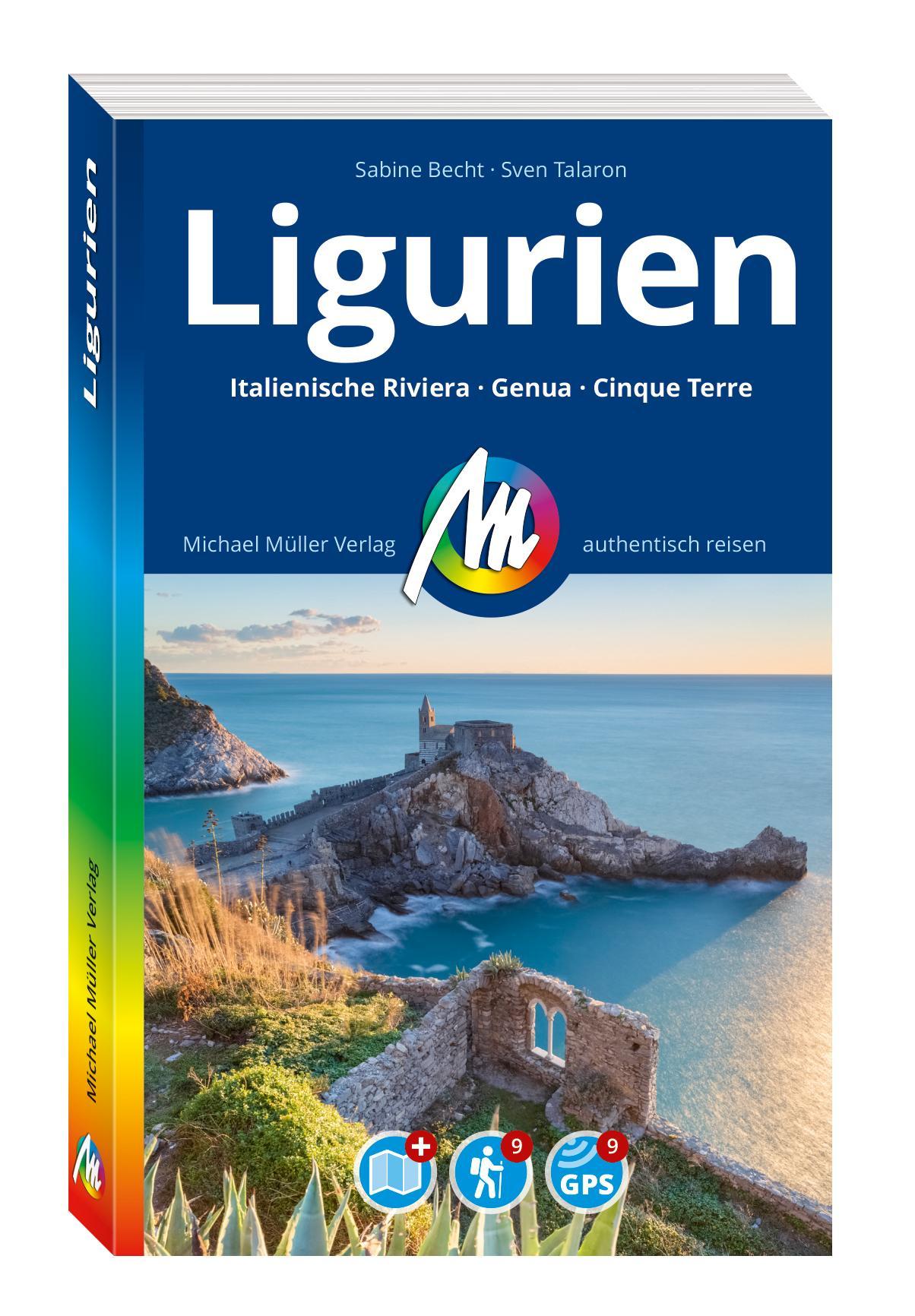 Vorderes Coverbild MICHAEL MÜLLER REISEFÜHRER Ligurien