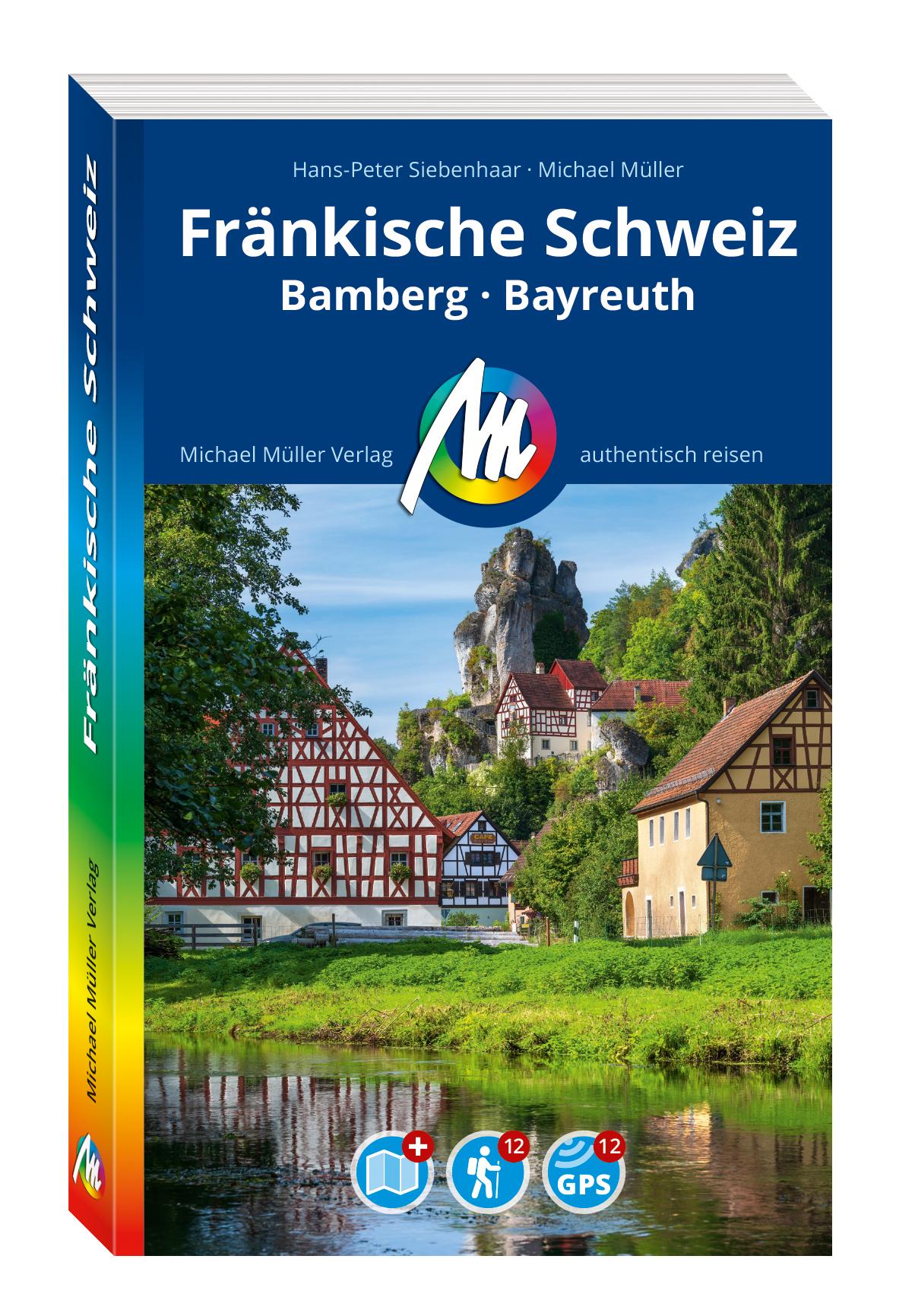 Vorderes Coverbild MICHAEL MÜLLER REISEFÜHRER Fränkische Schweiz