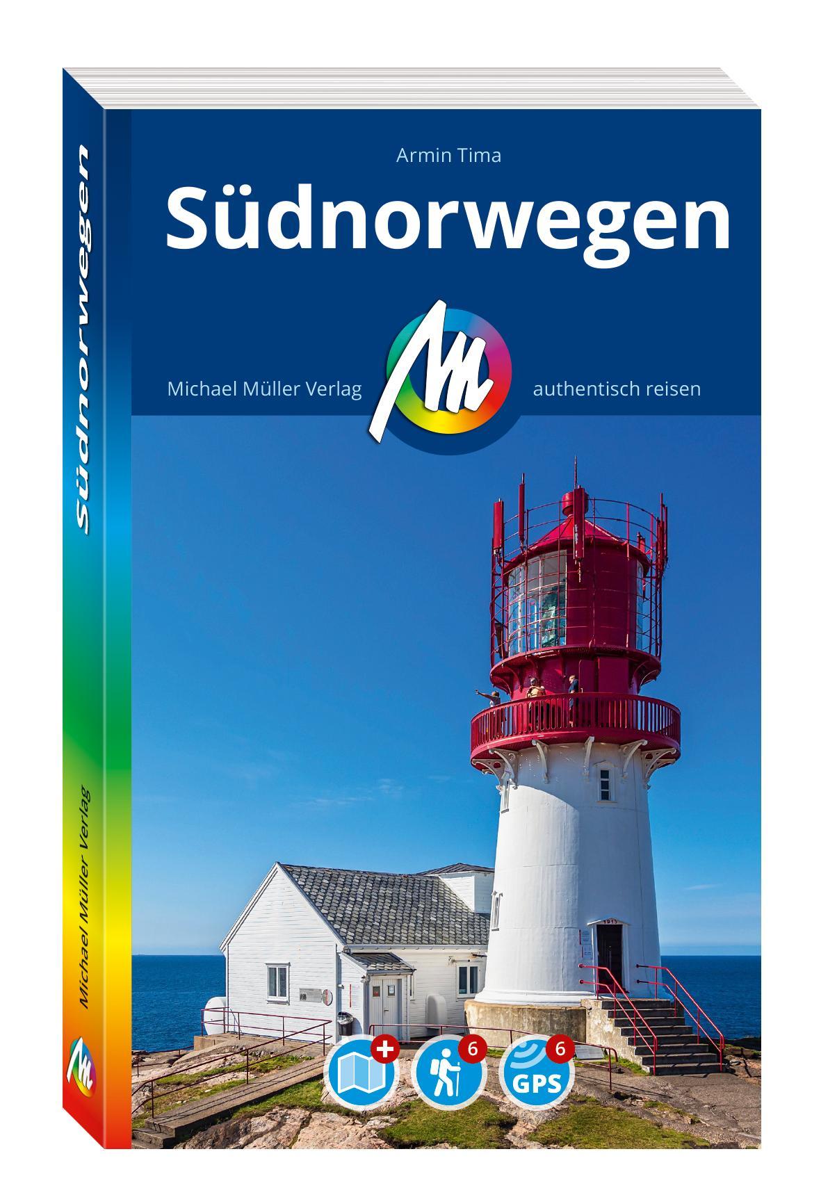 Vorderes Coverbild MICHAEL MÜLLER REISEFÜHRER Südnorwegen