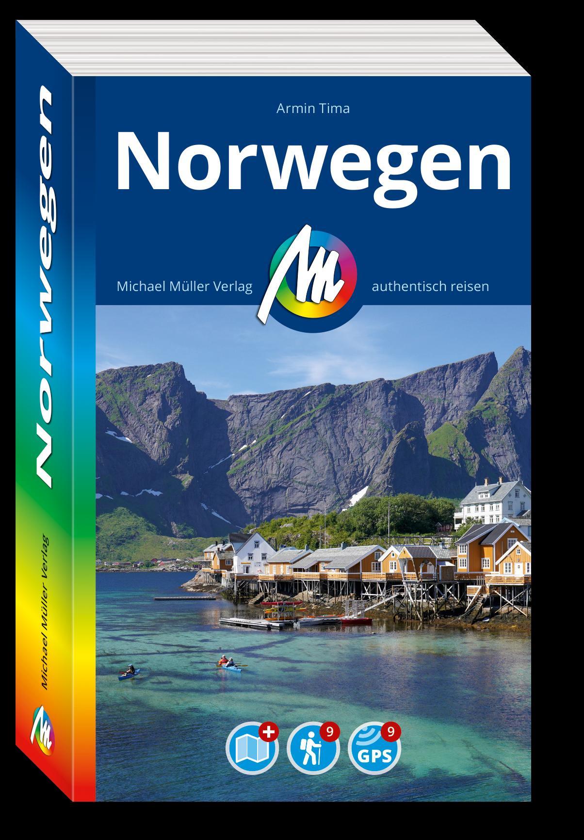 Vorderes Coverbild MICHAEL MÜLLER REISEFÜHRER Norwegen